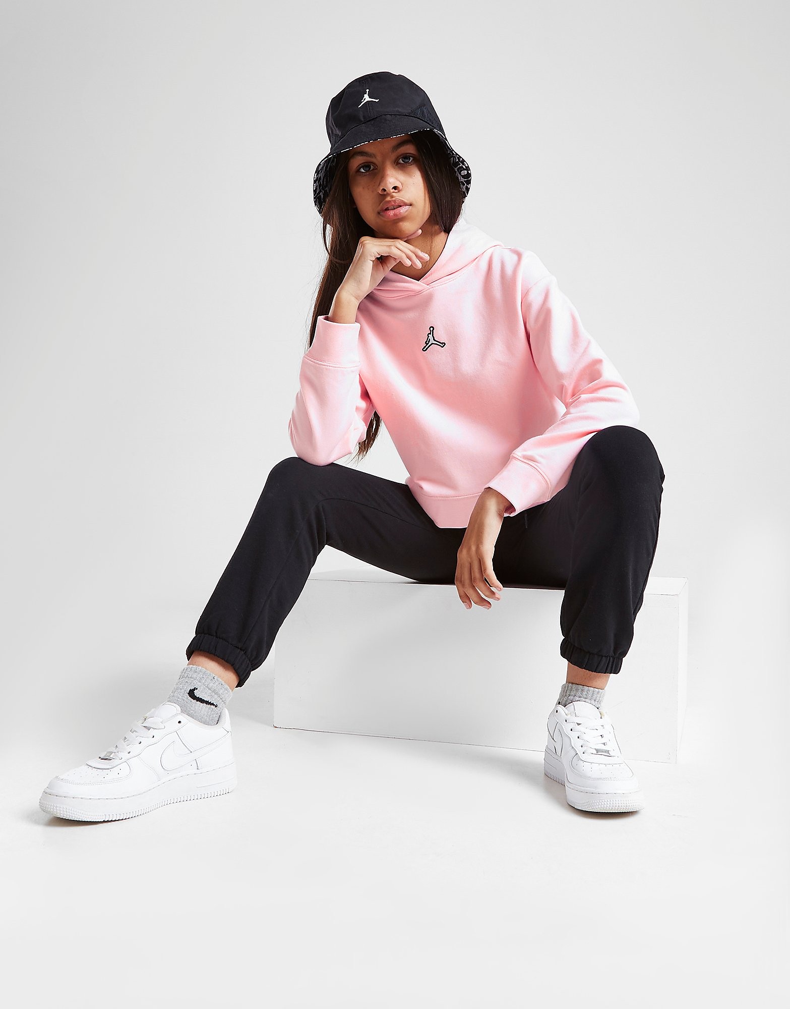 

Jordan Girls' Essential Boxy Hoodie Junior - Pink - Kids, Pink