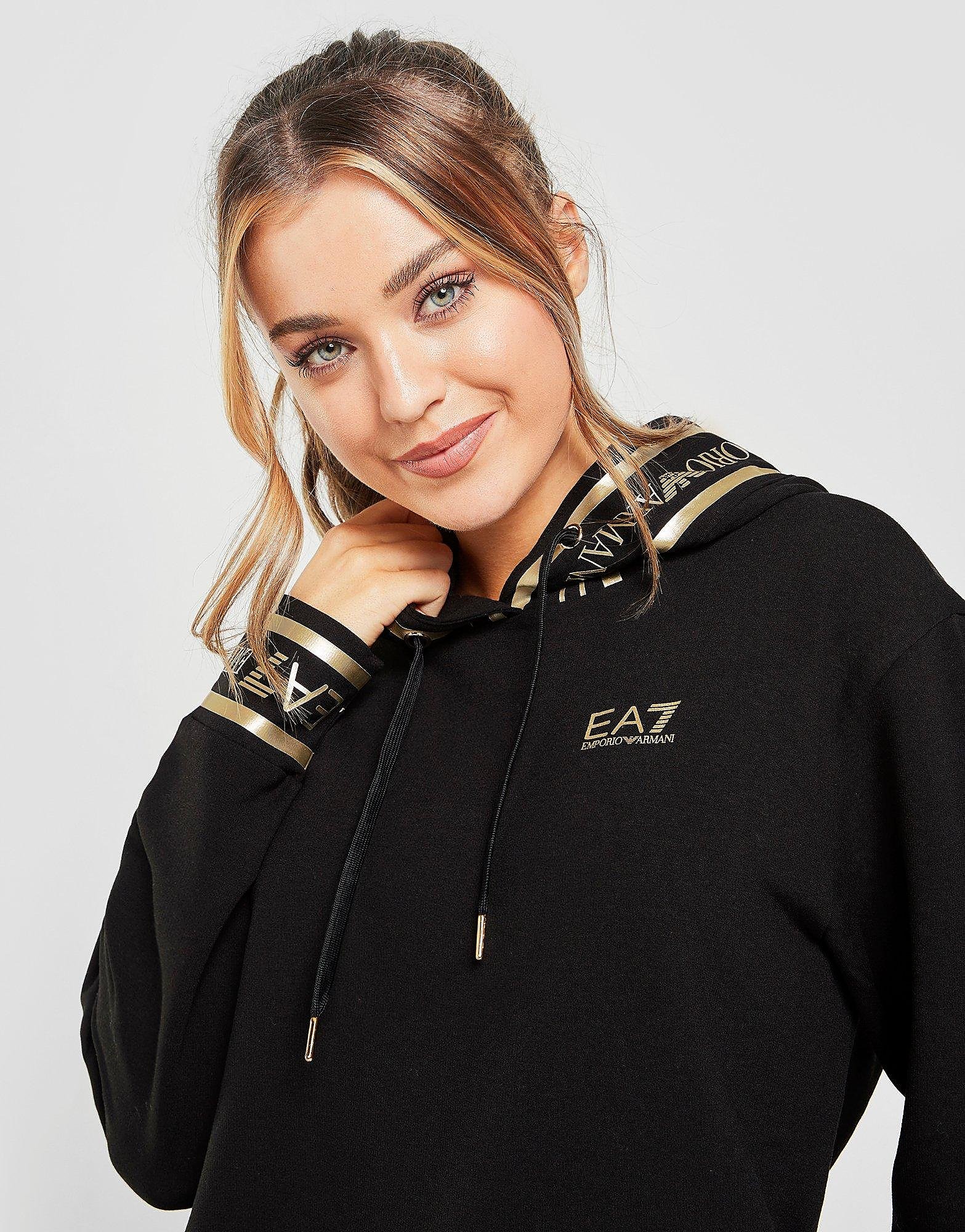 

Emporio Armani EA7 Tape Overhead Tracksuit - Black - Womens, Black