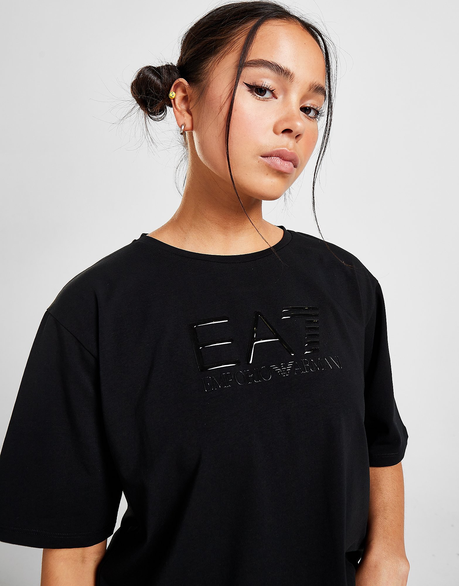 

Emporio Armani EA7 Gloss Logo T-Shirt - Only at JD - BLACK, BLACK