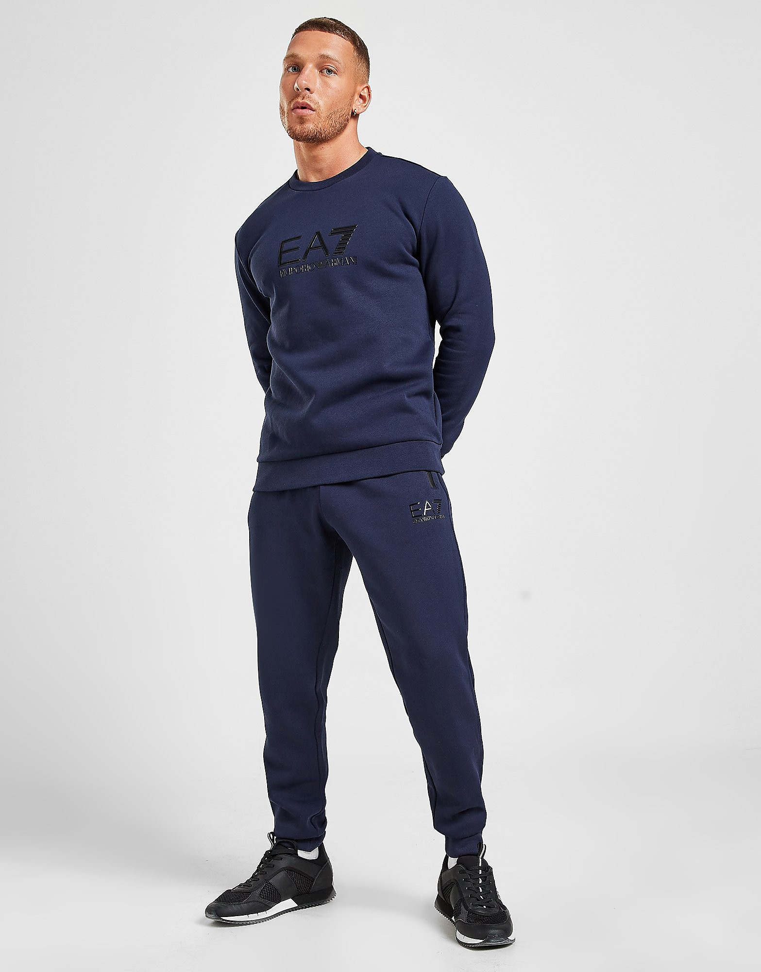 Emporio Armani EA7 Silicone Joggers - Navy - Mens, Navy