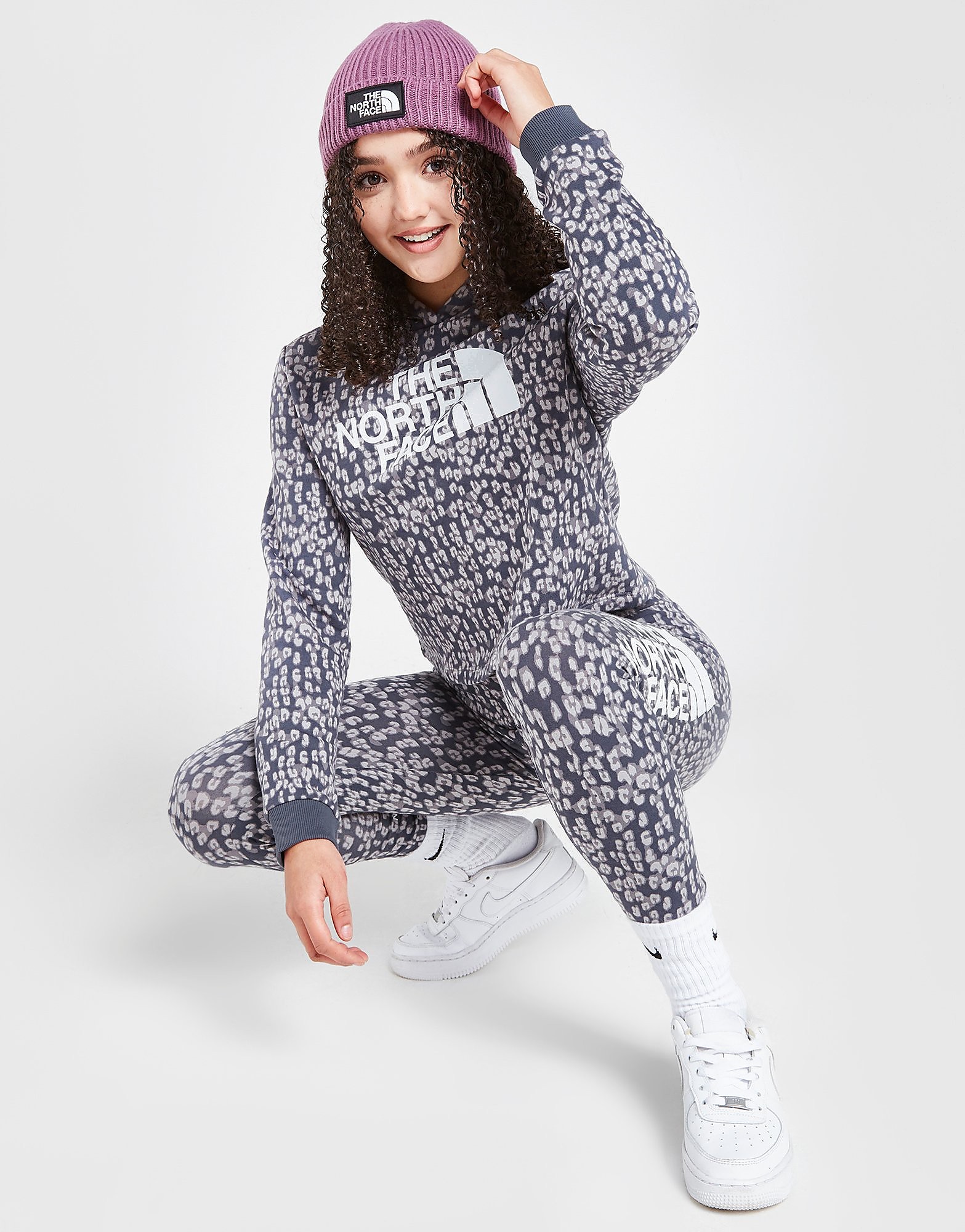 

The North Face Girls' Drew Peak Cropped Hoodie Junior - Grey - Kids, Grey