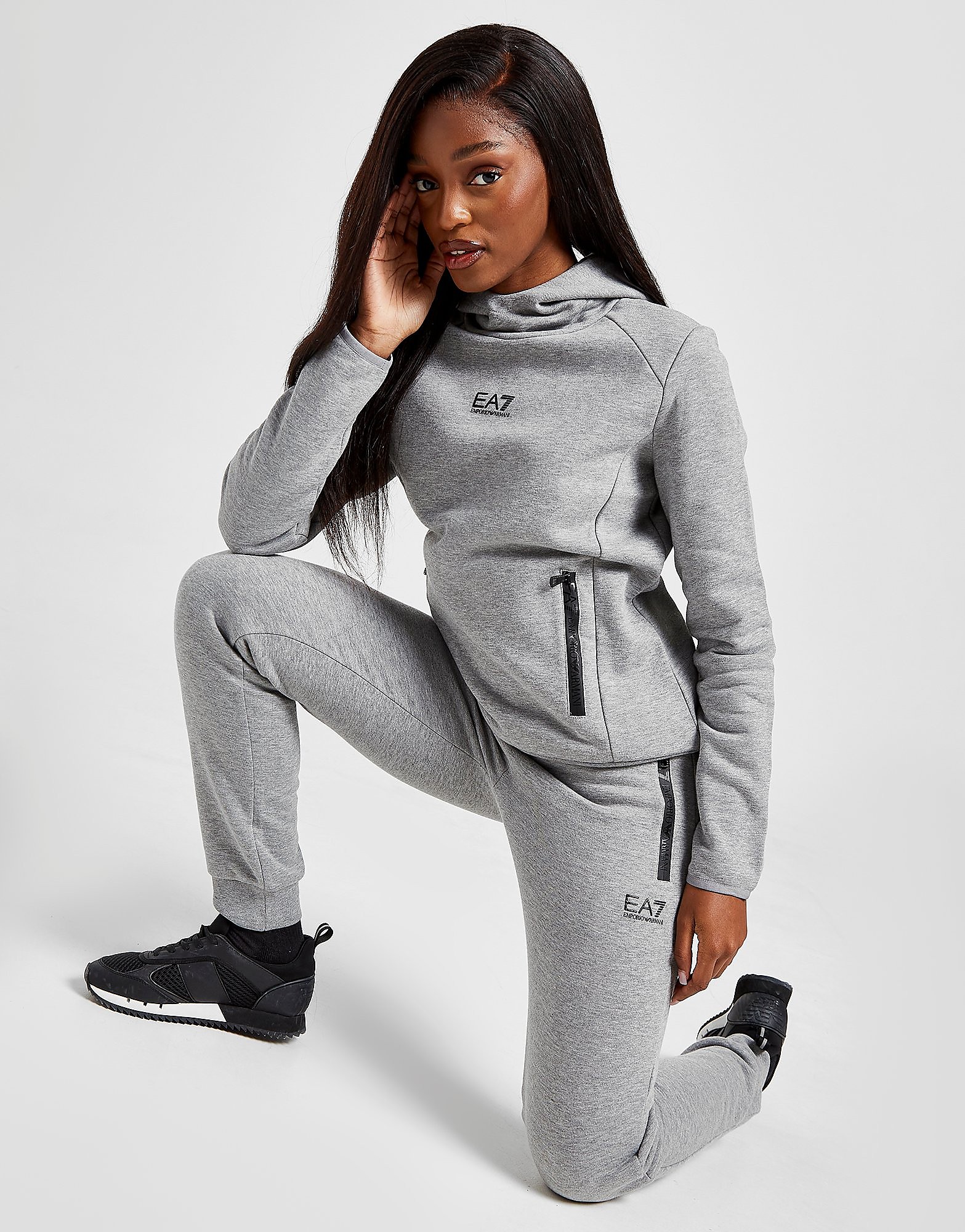 

Emporio Armani EA7 Zip Pocket Joggers - Grey - Womens, Grey