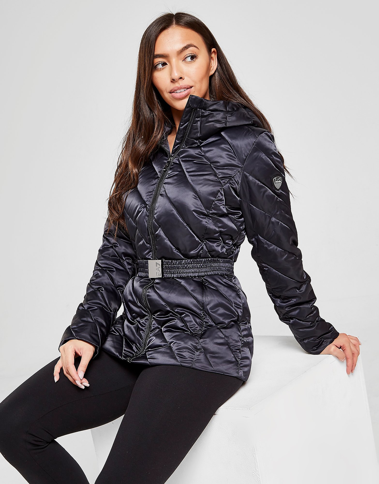 

Emporio Armani EA7 Mountain Belt Jacket - Black - Womens, Black