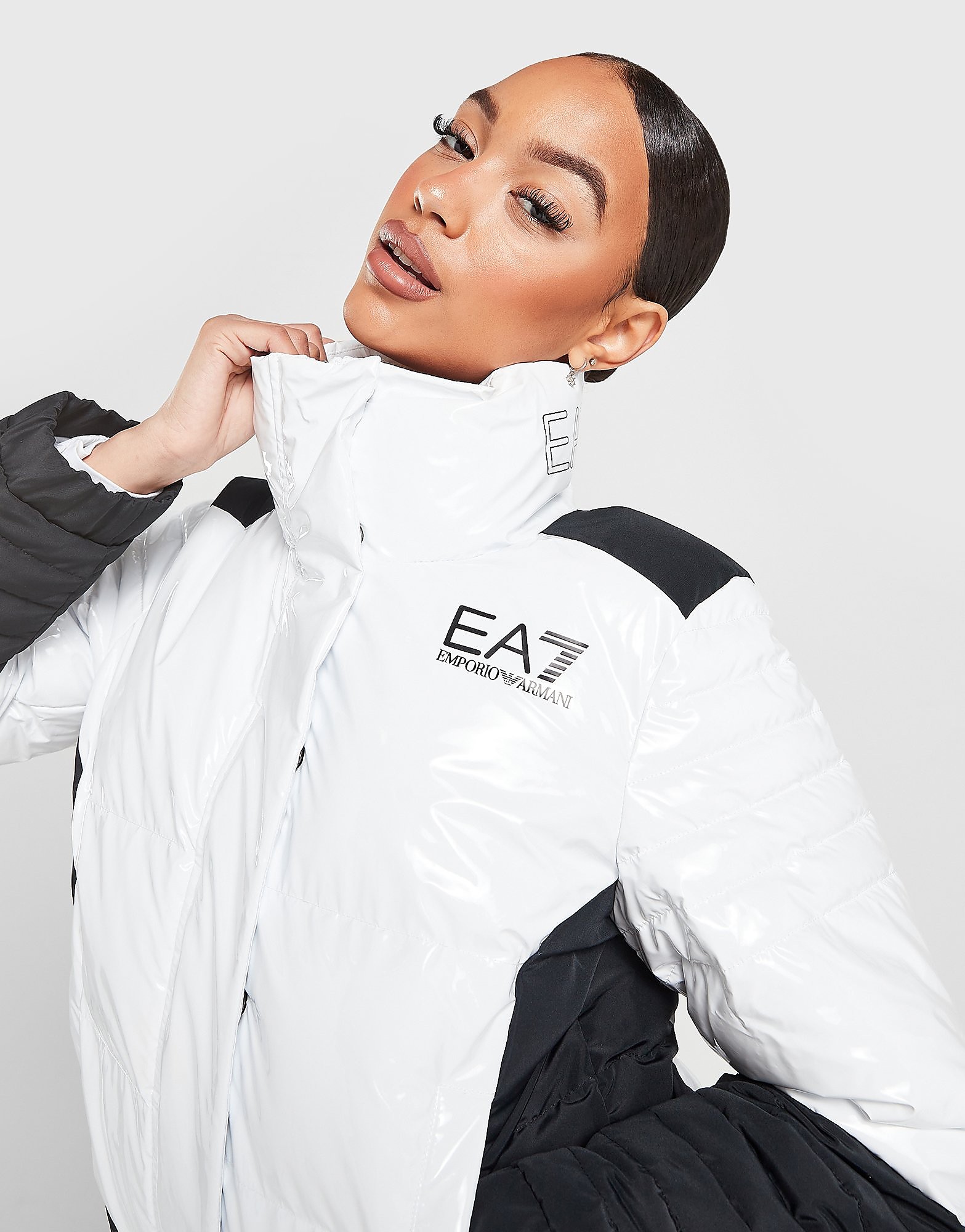 

Emporio Armani EA7 Master Padded Jacket - White - Womens, White