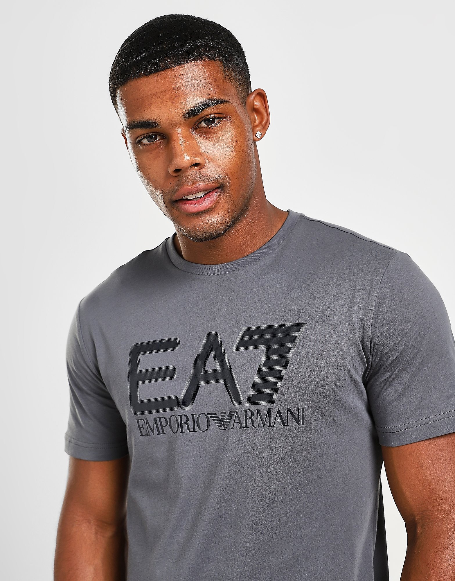 

Emporio Armani EA7 Visibility Logo T-Shirt - Only at JD - GREY - Mens, GREY