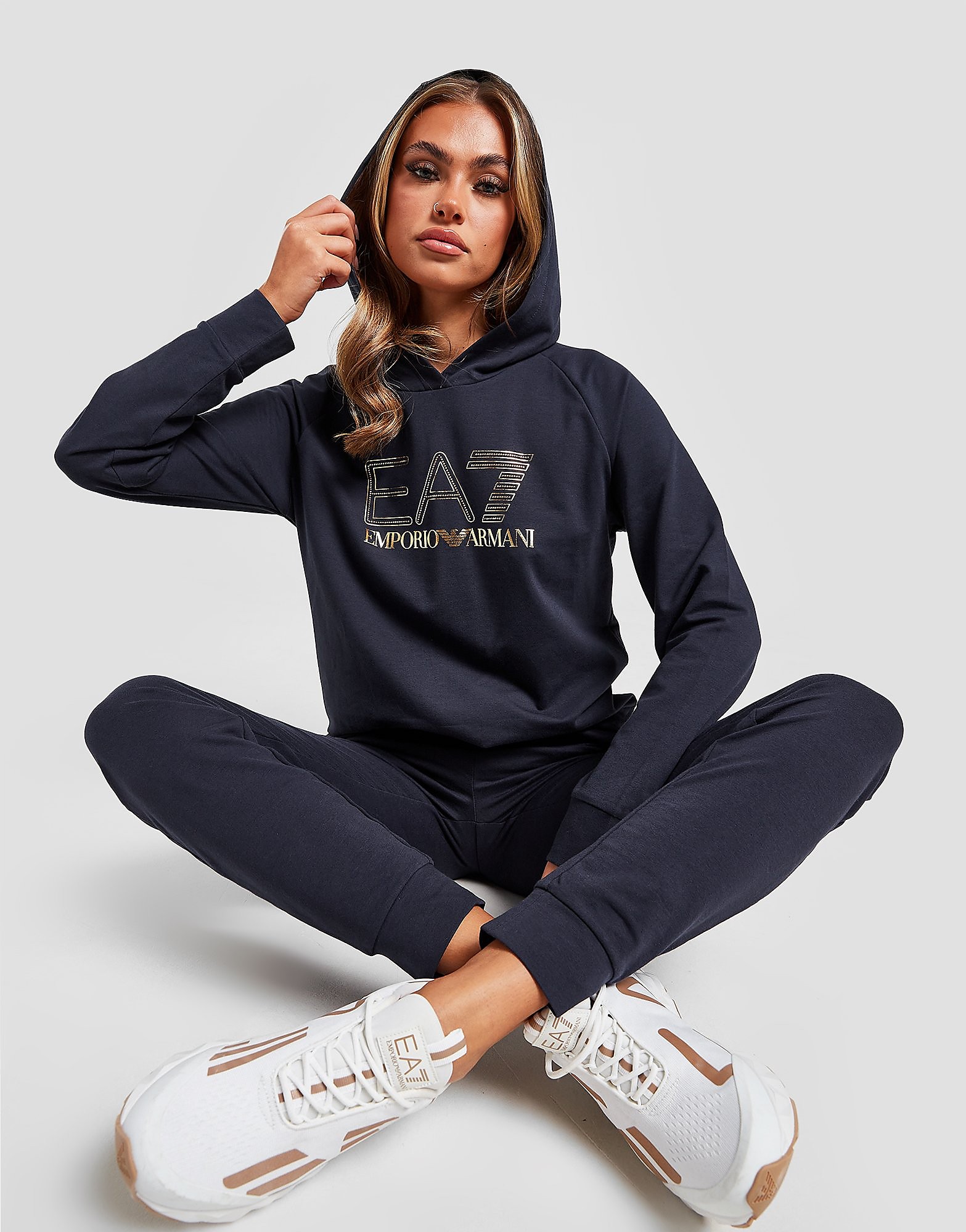 

Emporio Armani EA7 Stud Tracksuit - Blue - Womens, Blue