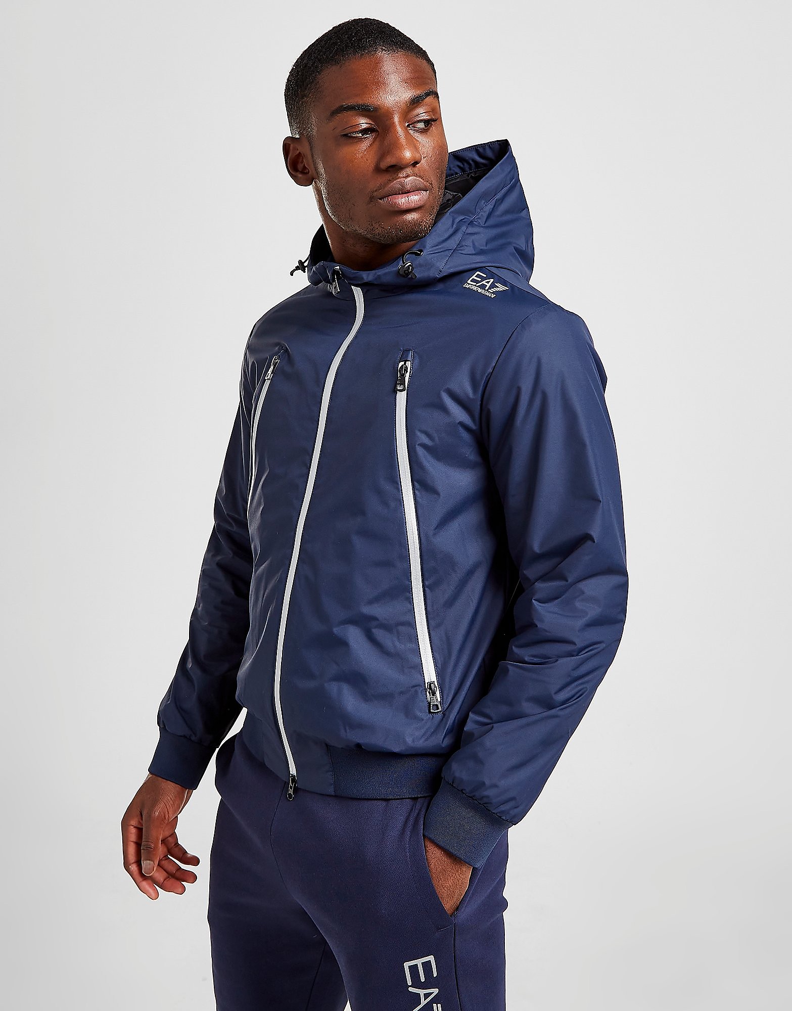 

Emporio Armani EA7 Thermal Tech Zip Jacket - Only at JD - Navy - Mens, Navy