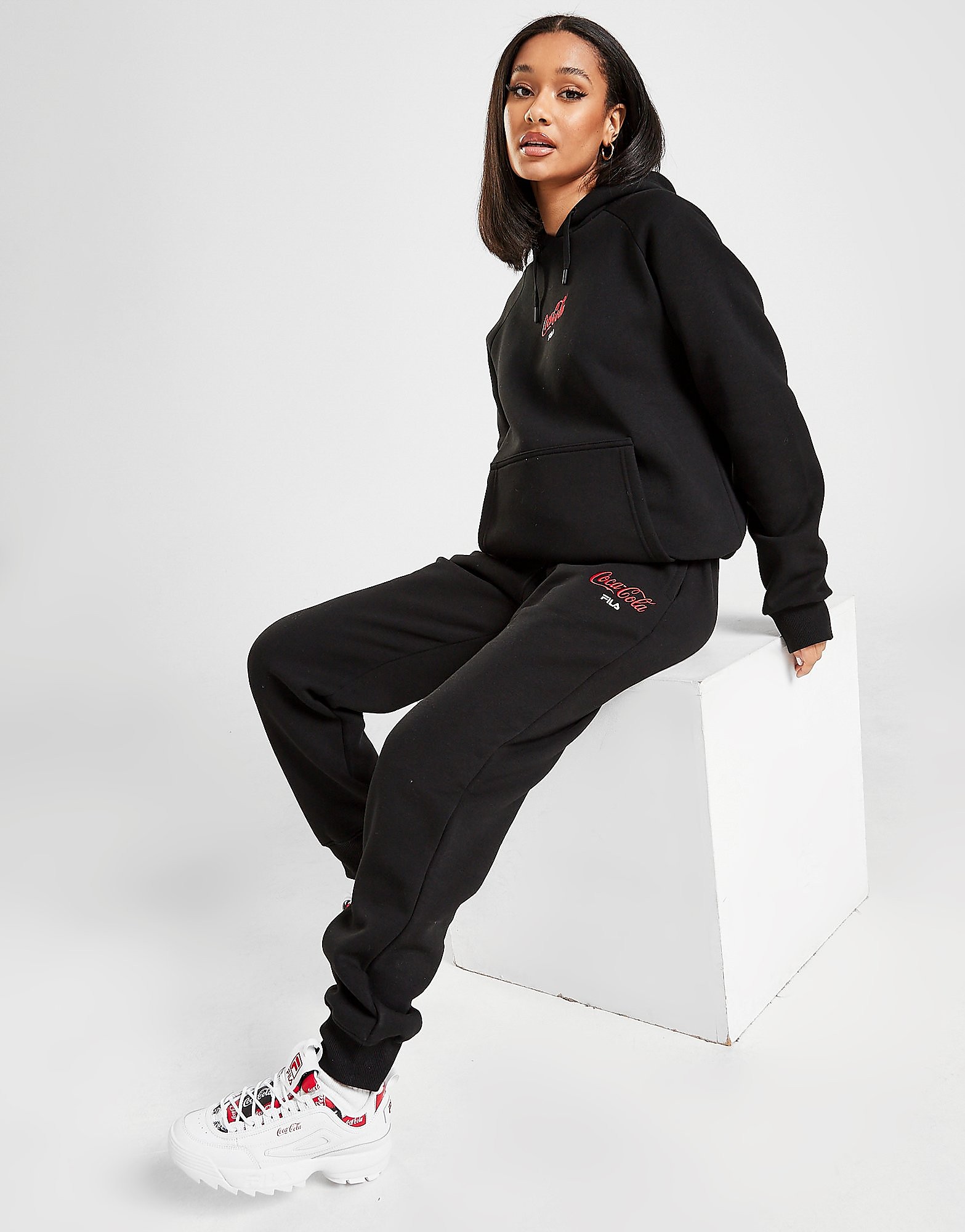 

Fila x Coca-Cola Logo Joggers - Black - Womens, Black
