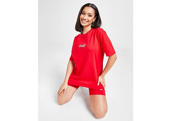 Fila x Coca-Cola T-Shirt Logo Oversize Femme