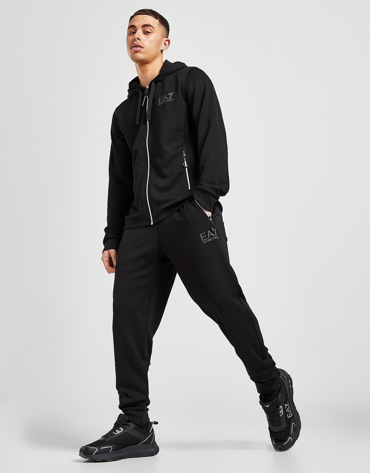 

Emporio Armani EA7 Vigor Poly Track Pants - Only at JD - Black - Mens, Black