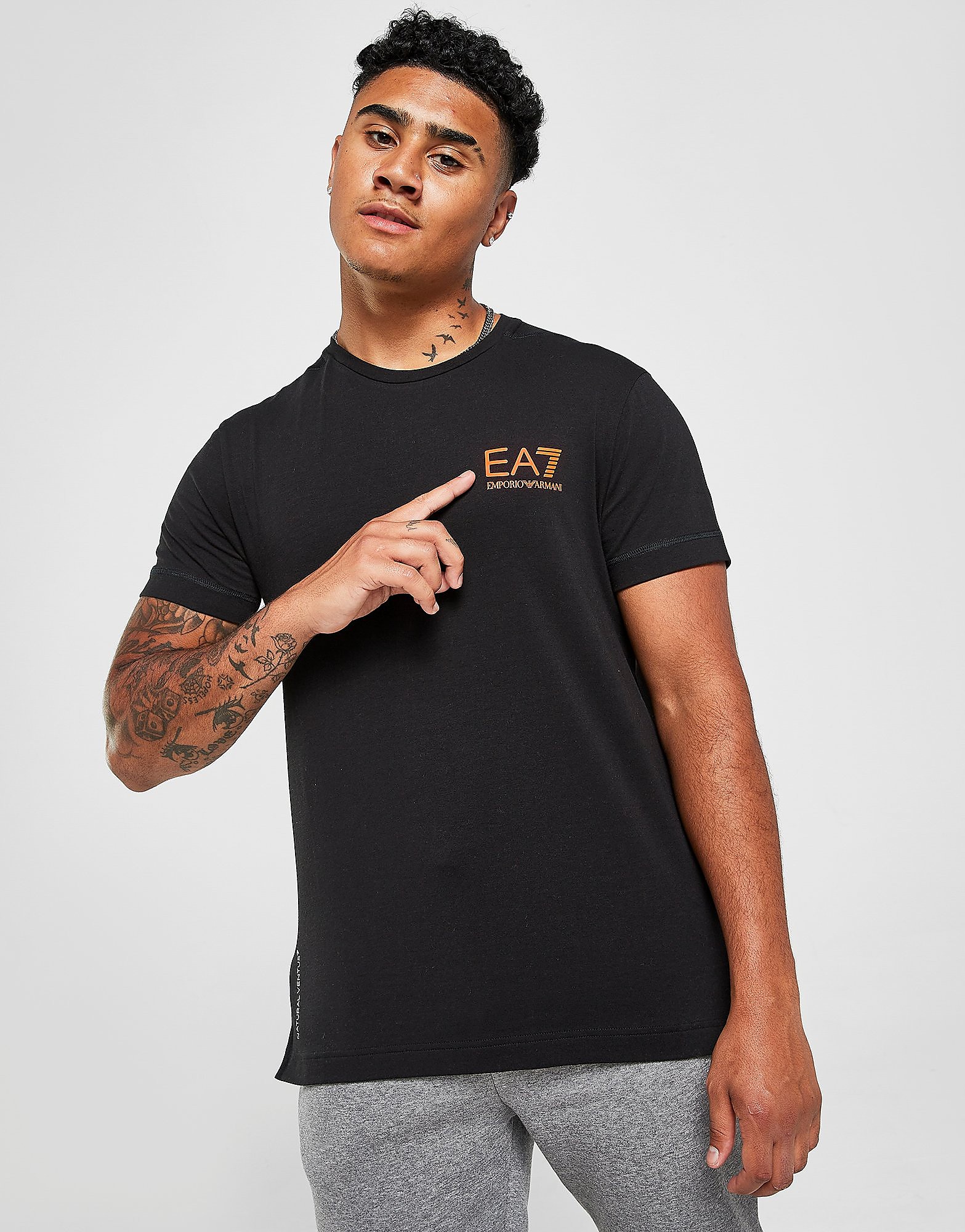 

Emporio Armani EA7 Ventus Core T-Shirt - Black - Mens, Black
