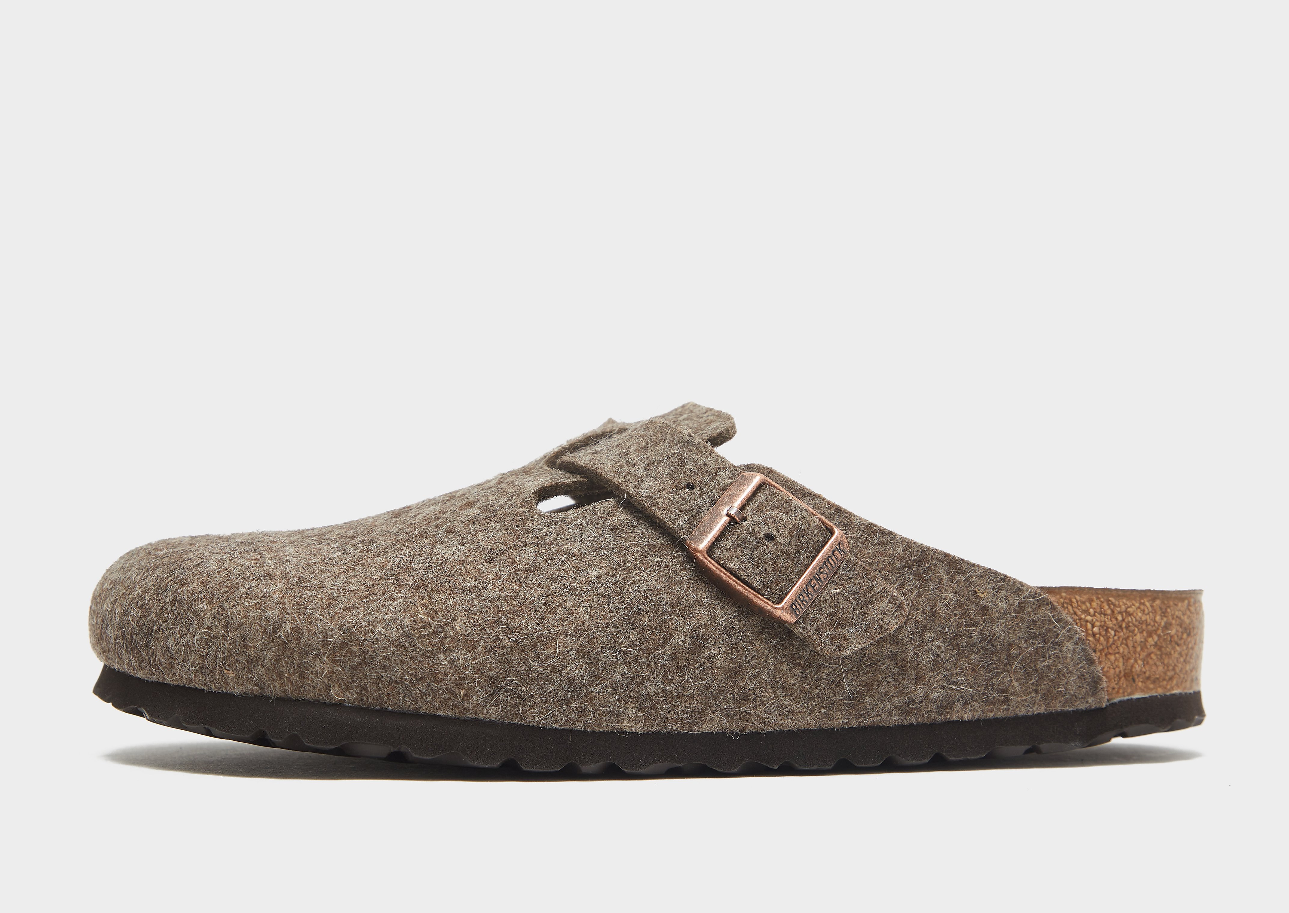 

Birkenstock Boston Wool - Brown - Mens, Brown