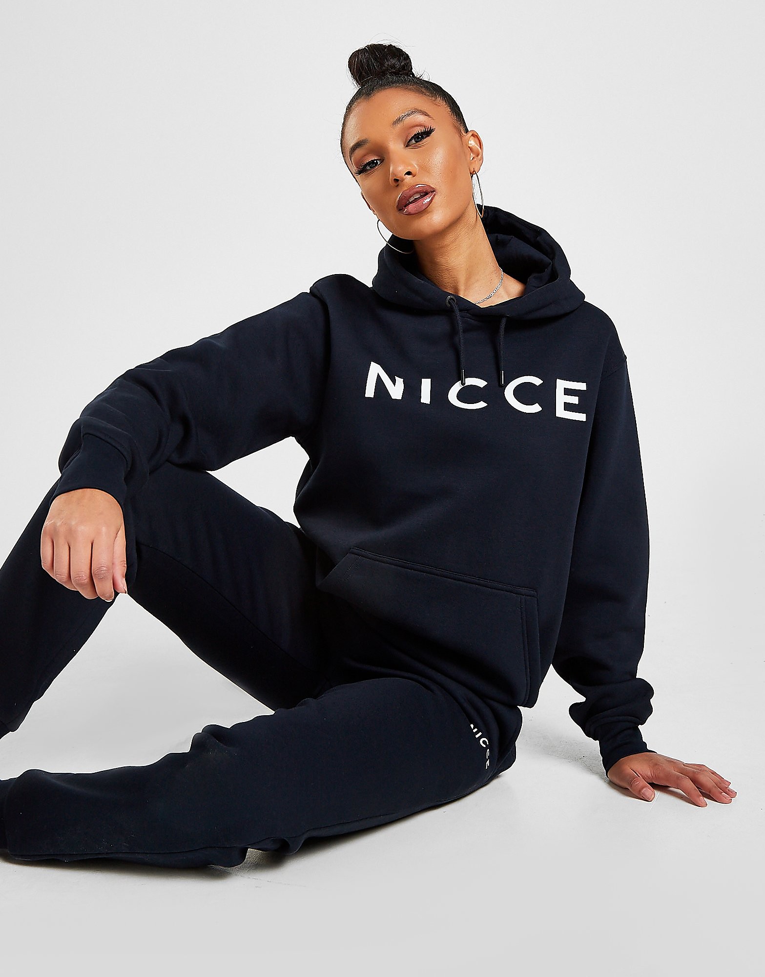 

Nicce Oversize Boyfriend Hoodie - Navy - Womens, Navy