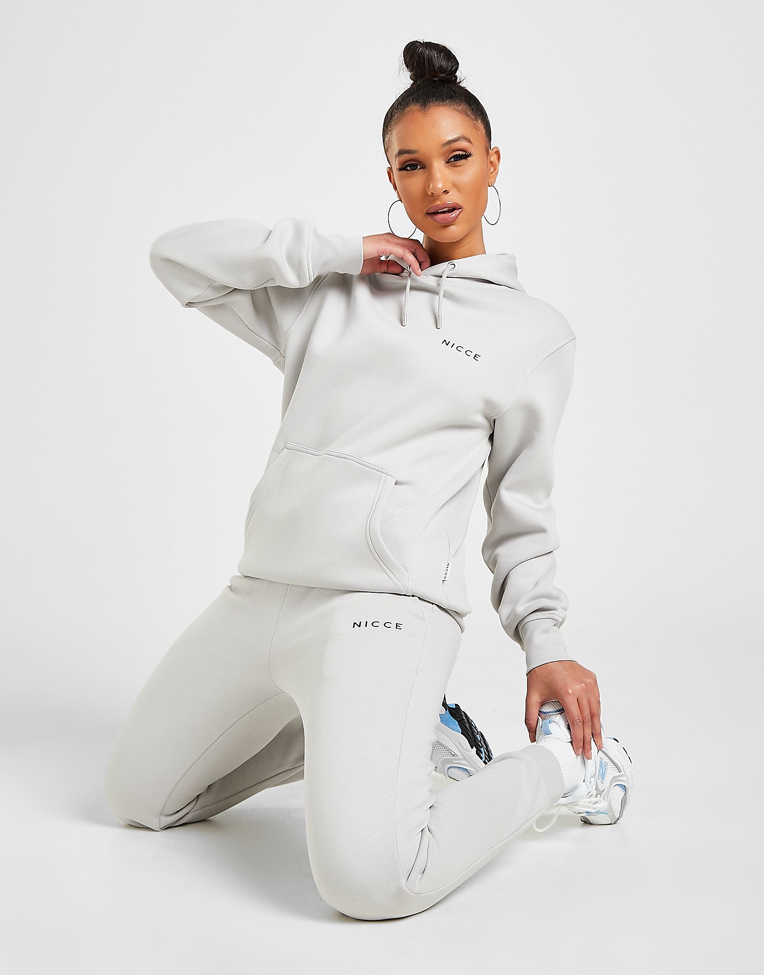 

Nicce Logo Fleece Joggers - Only at JD - Grey - Womens, Grey