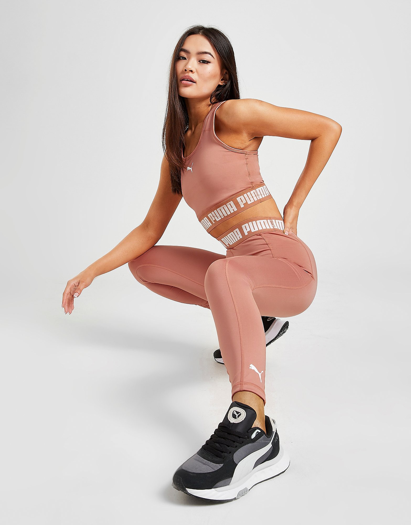 

Puma Strong Tights - Pink - Womens, Pink