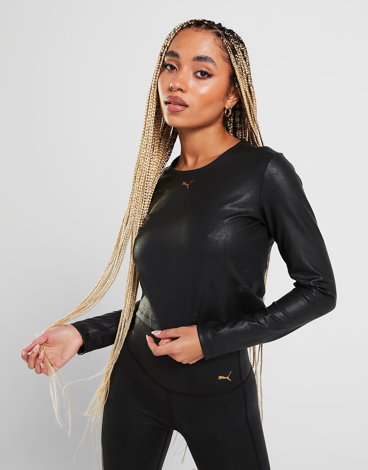 

Puma Moto Training Long Sleeve Top - Black - Womens, Black