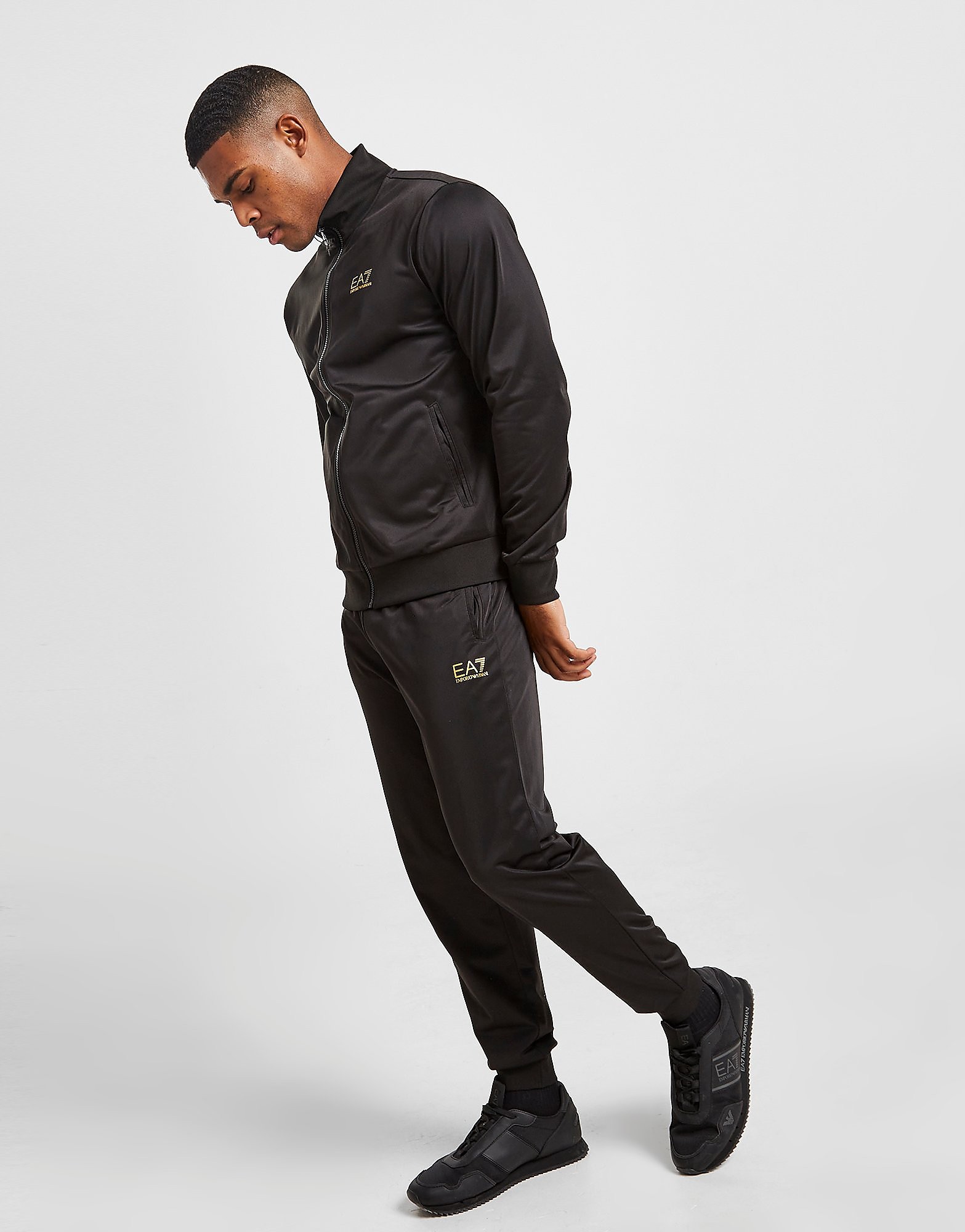

Emporio Armani EA7 Core Poly Tracksuit - Black - Mens, Black