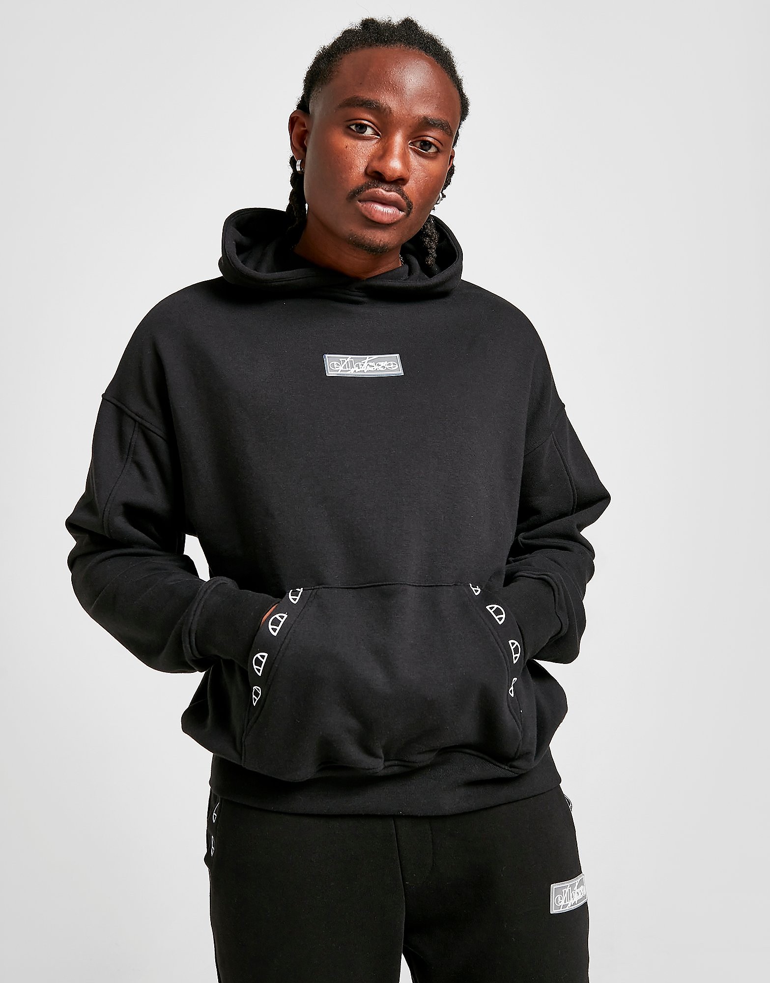 

Ellesse x The Couture Club Formentera Overhead Hoodie - Black - Mens, Black