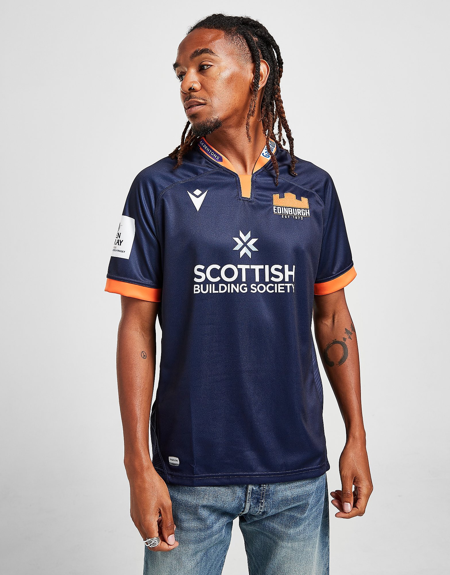 

Macron Edinburgh Rugby 2021/22 Home Shirt - Blue - Mens, Blue