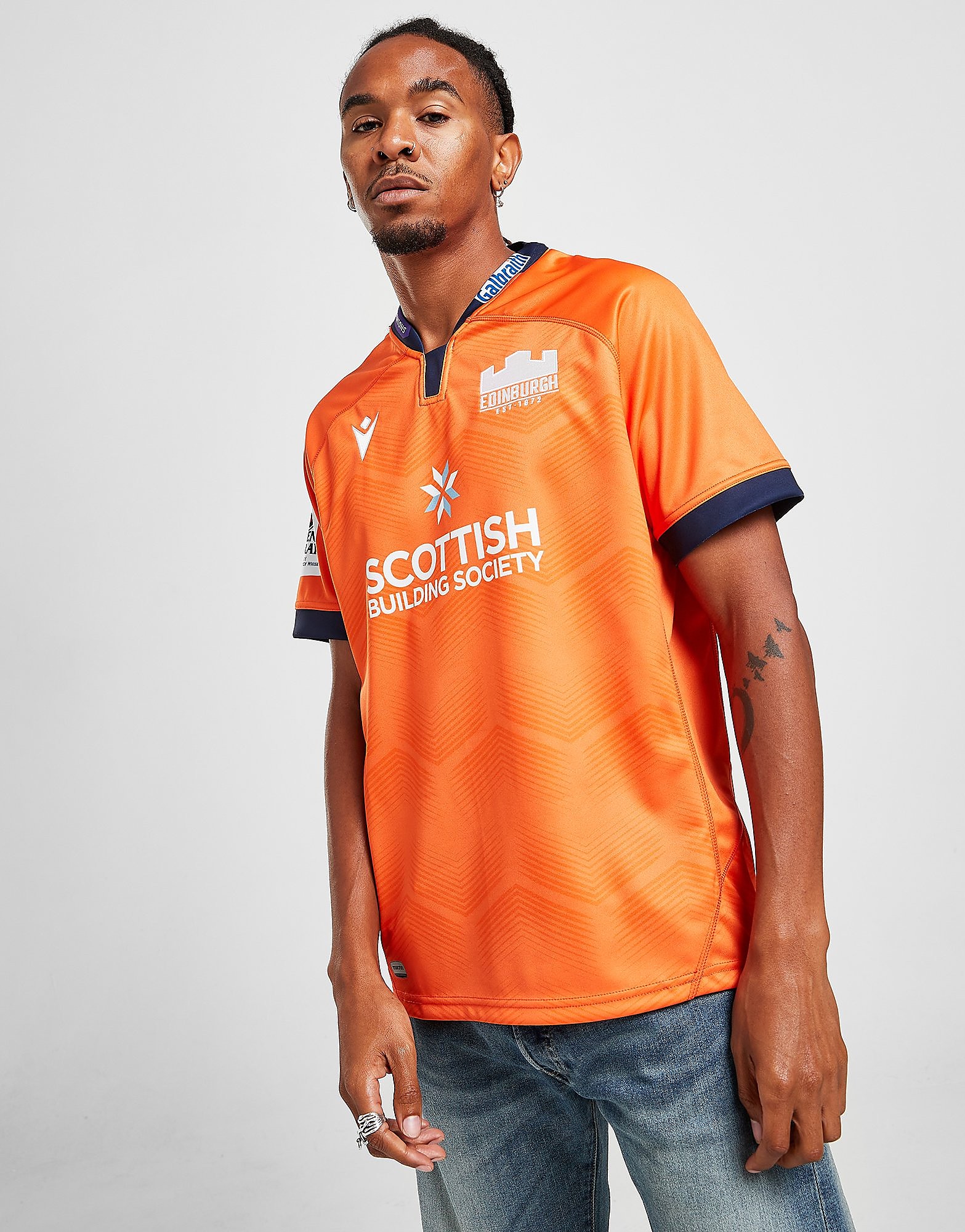 

Macron Edinburgh Rugby 2021/22 Away Shirt - Orange - Mens, Orange