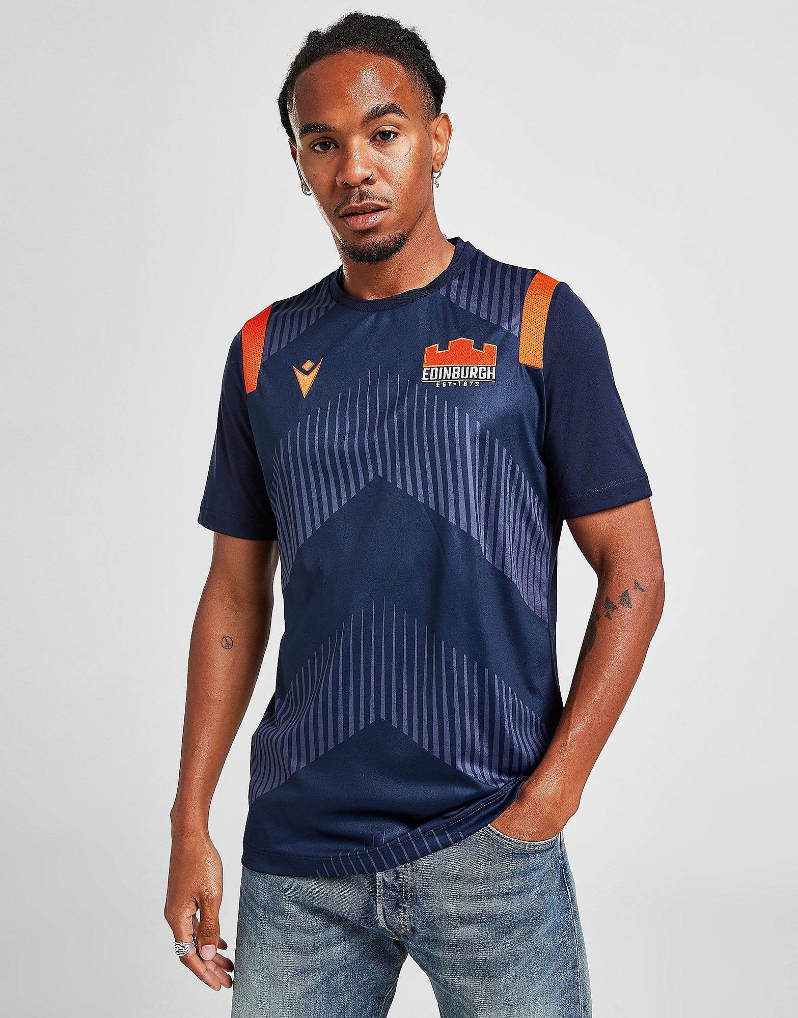 

Macron Edinburgh Rugby 2021/22 Training Top - Blue - Mens, Blue