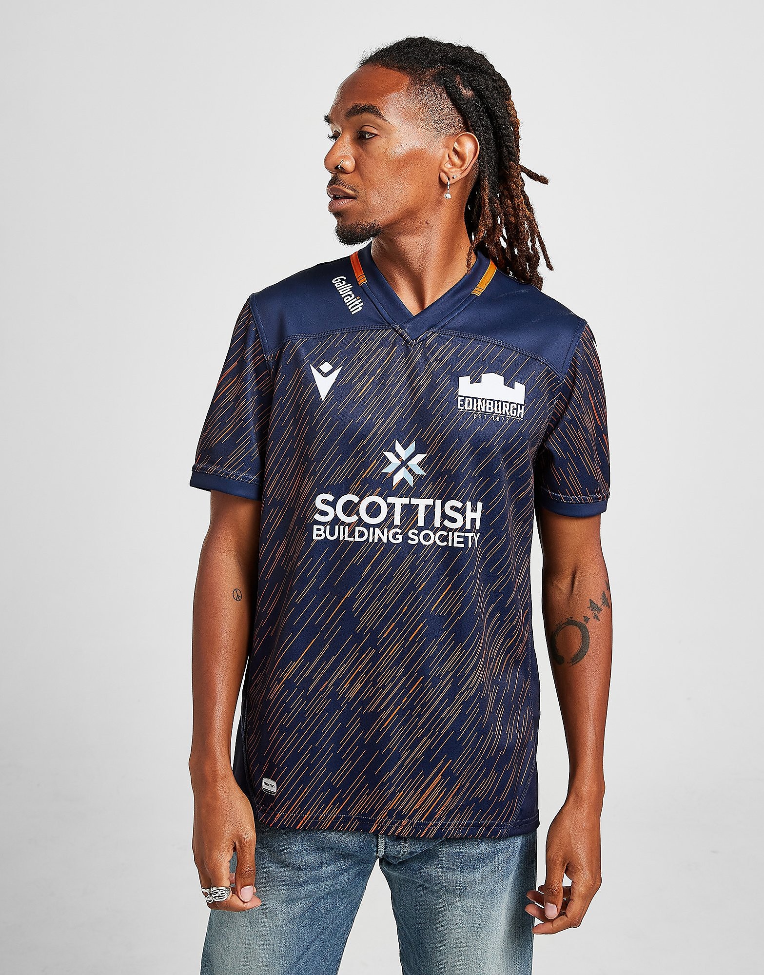 

Macron Edinburgh Rugby 2021/22 Training Shirt - Navy - Mens, Navy