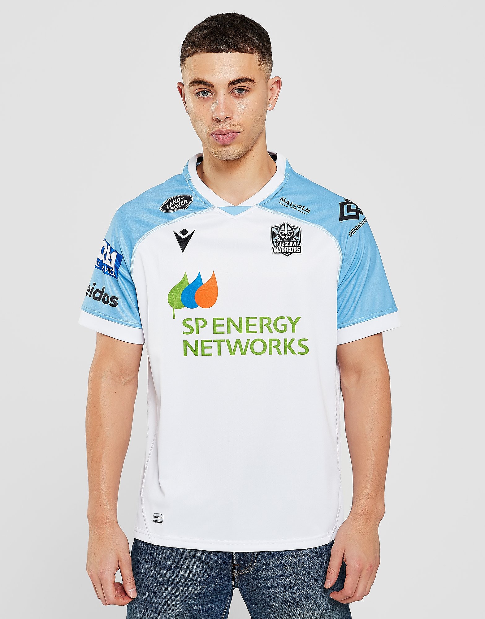 

Macron Glasgow Warriors 2021/22 Away Shirt - White - Mens, White