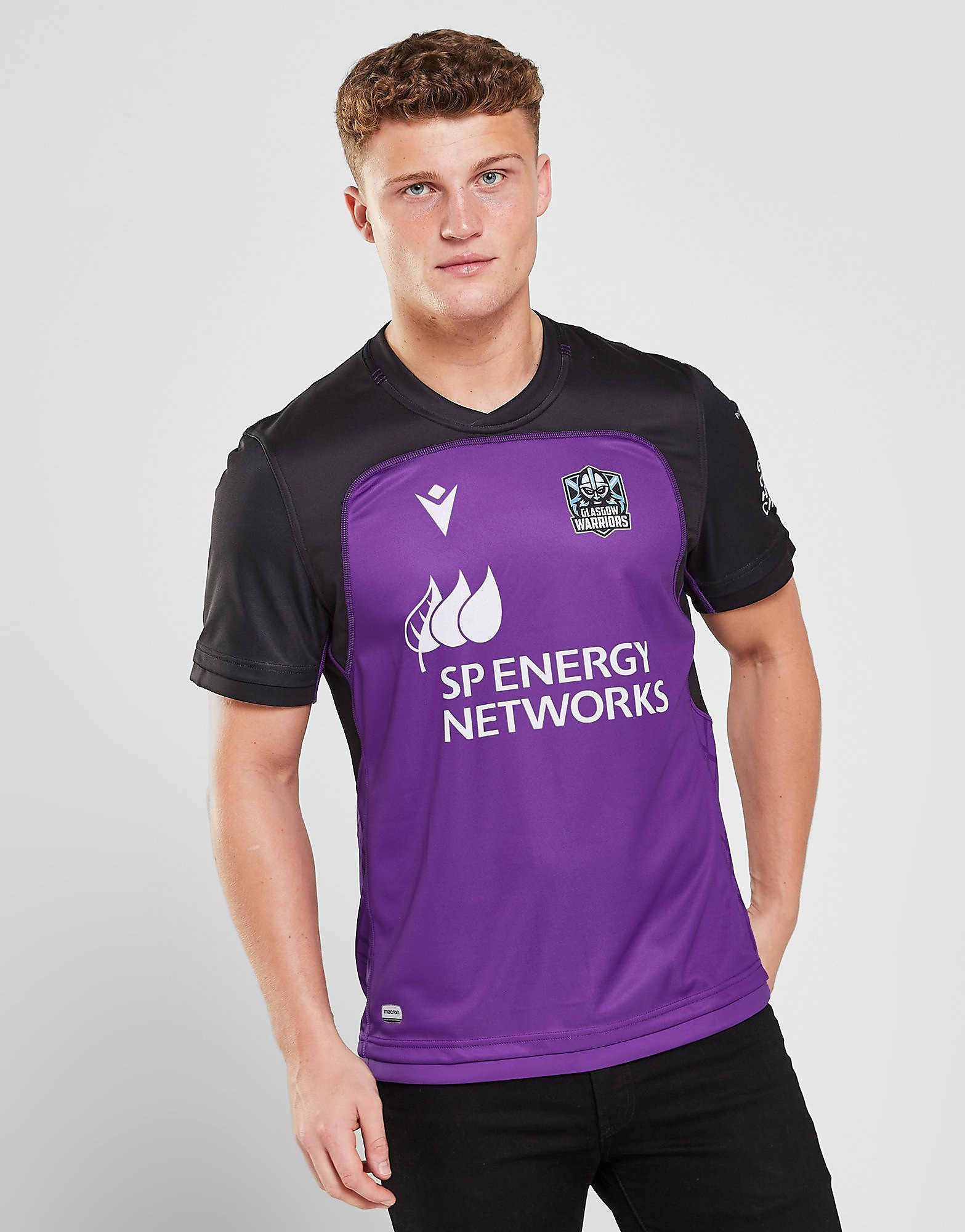 

Macron Glasgow Warriors 2021/22 Warm Up Jersey - Purple - Mens, Purple