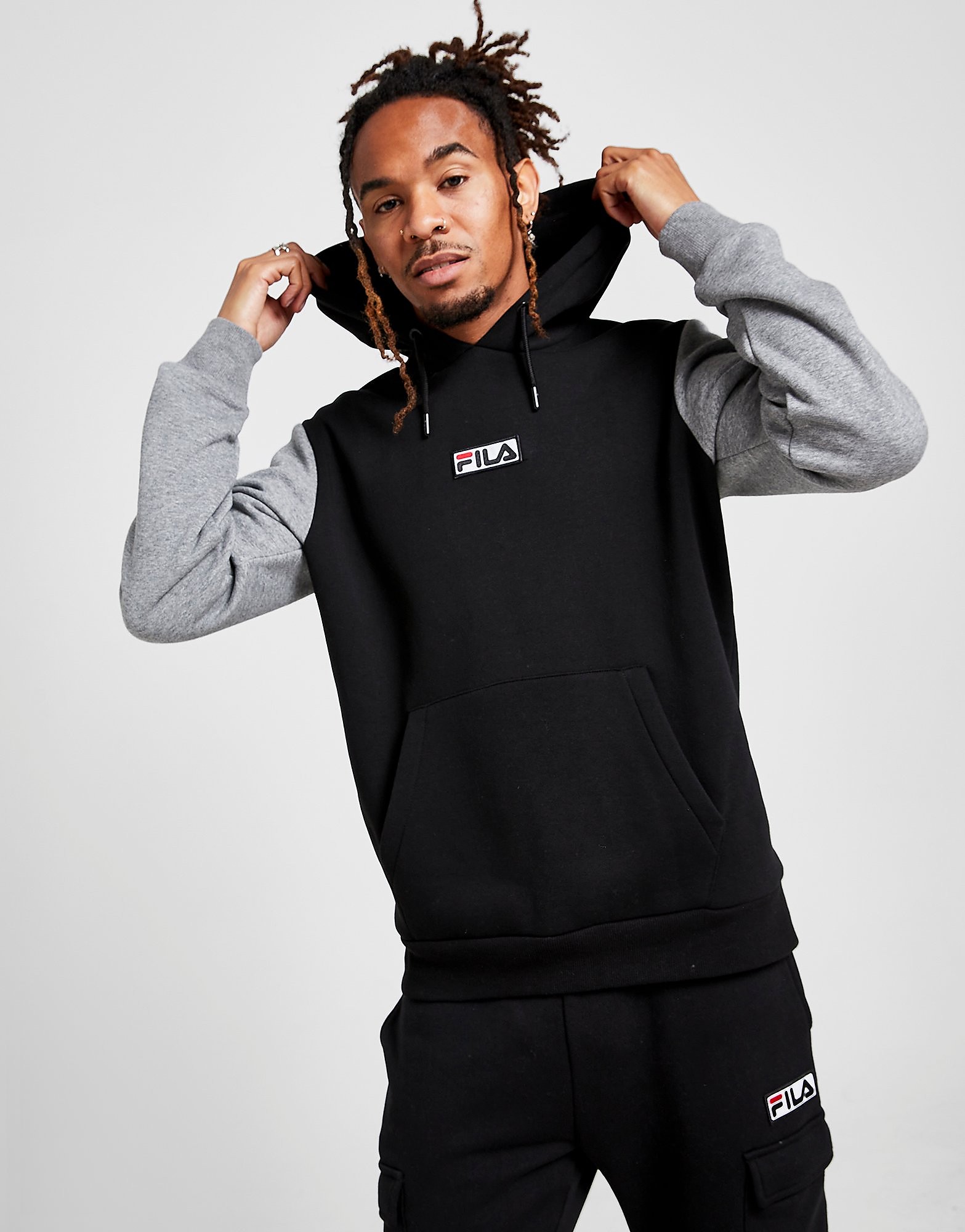 Fila axel hoodie - only at jd - mens, musta, fila