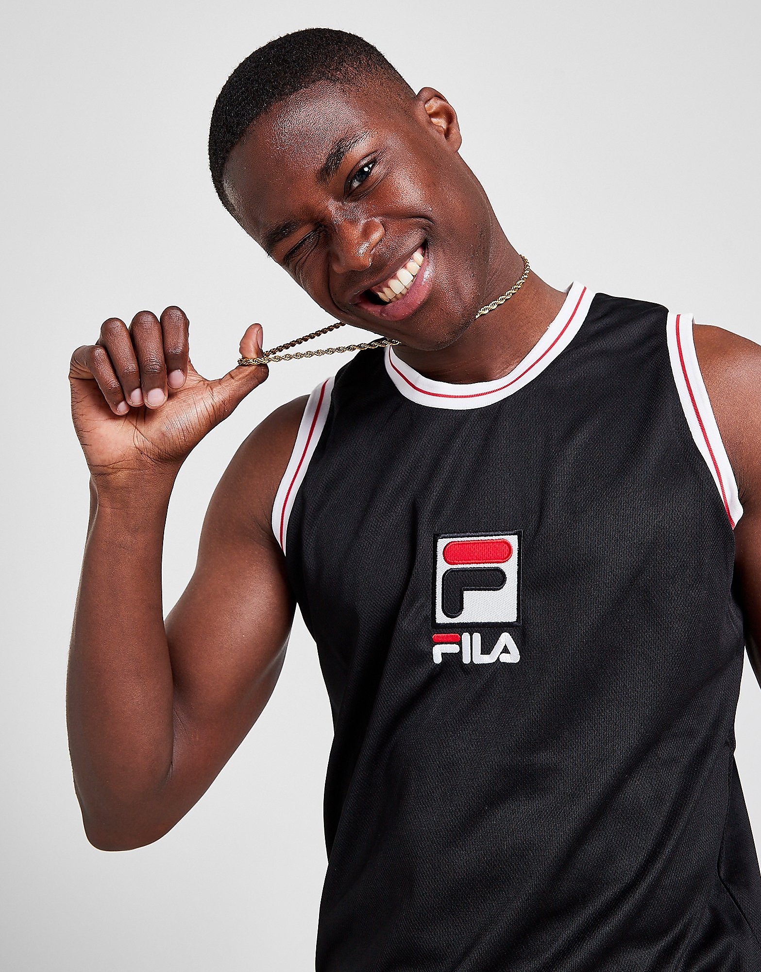 

Fila Basketball Vest - Only at JD - Black - Mens, Black