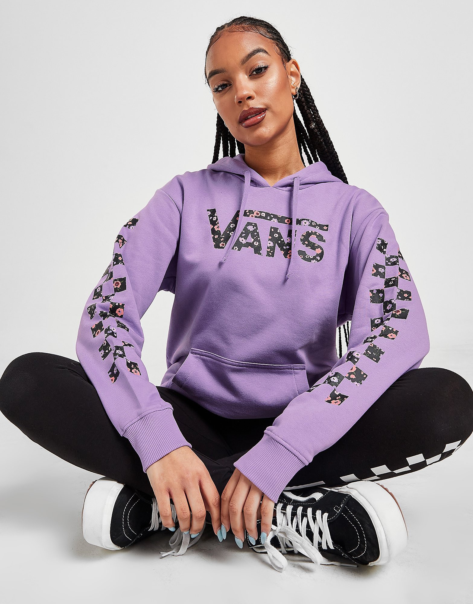

Vans Wyld Logo Hoodie - Purple - Womens, Purple