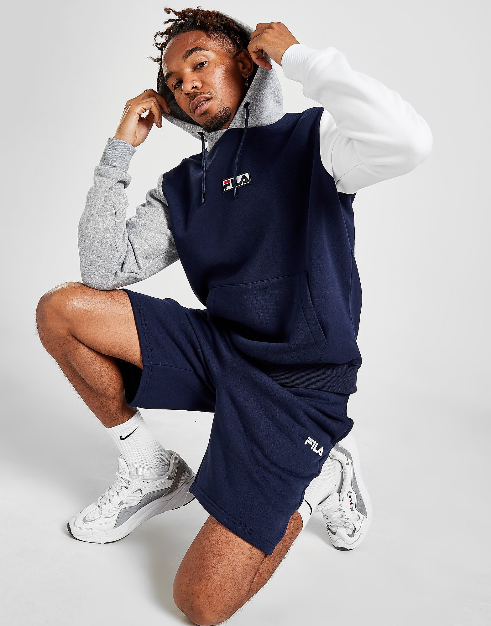 Fila Axel Hoodie - Only at JD - Navy - Mens, Navy
