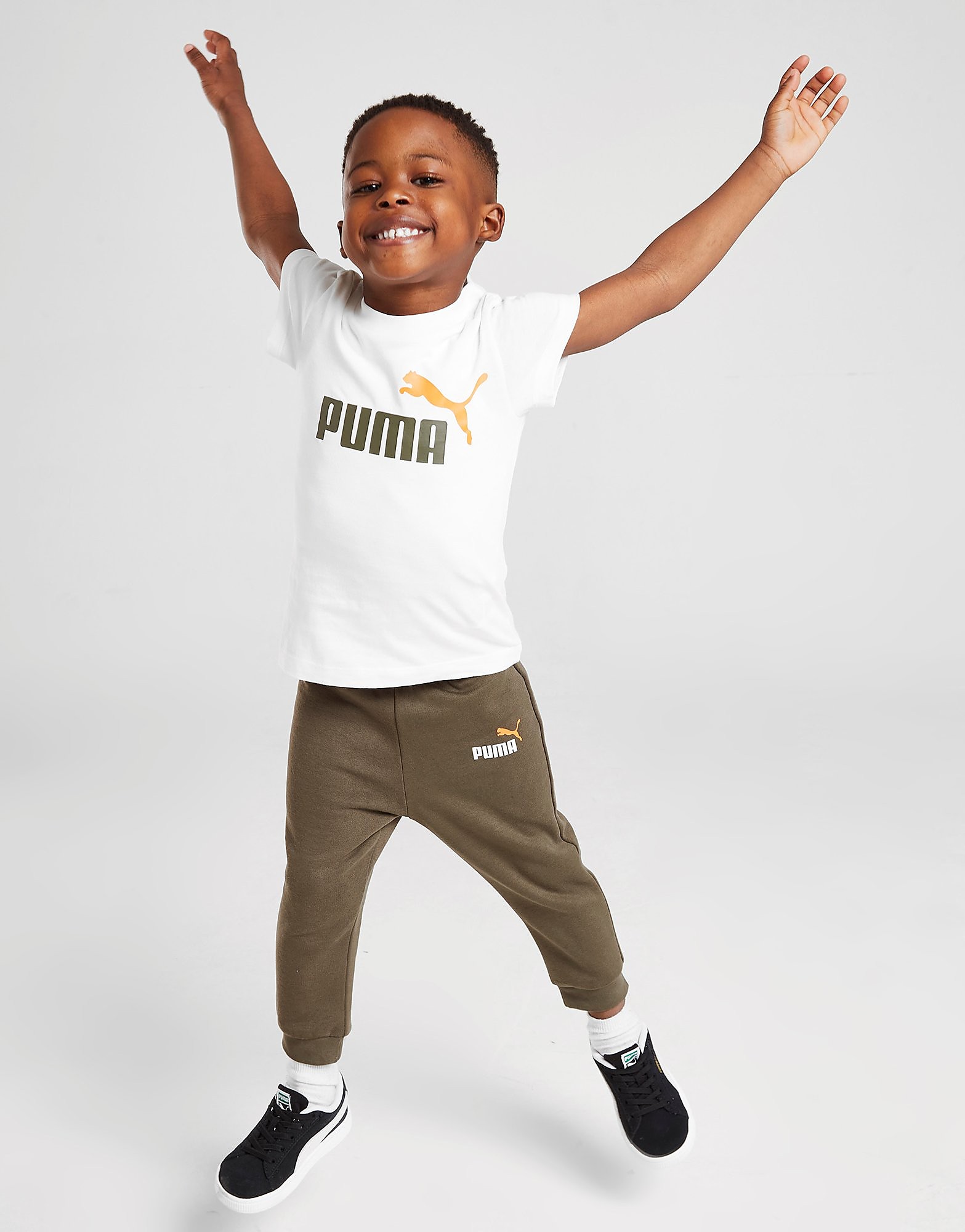 

Puma Essential Large Logo T-Shirt Infant - Only at JD - White - Kids, White