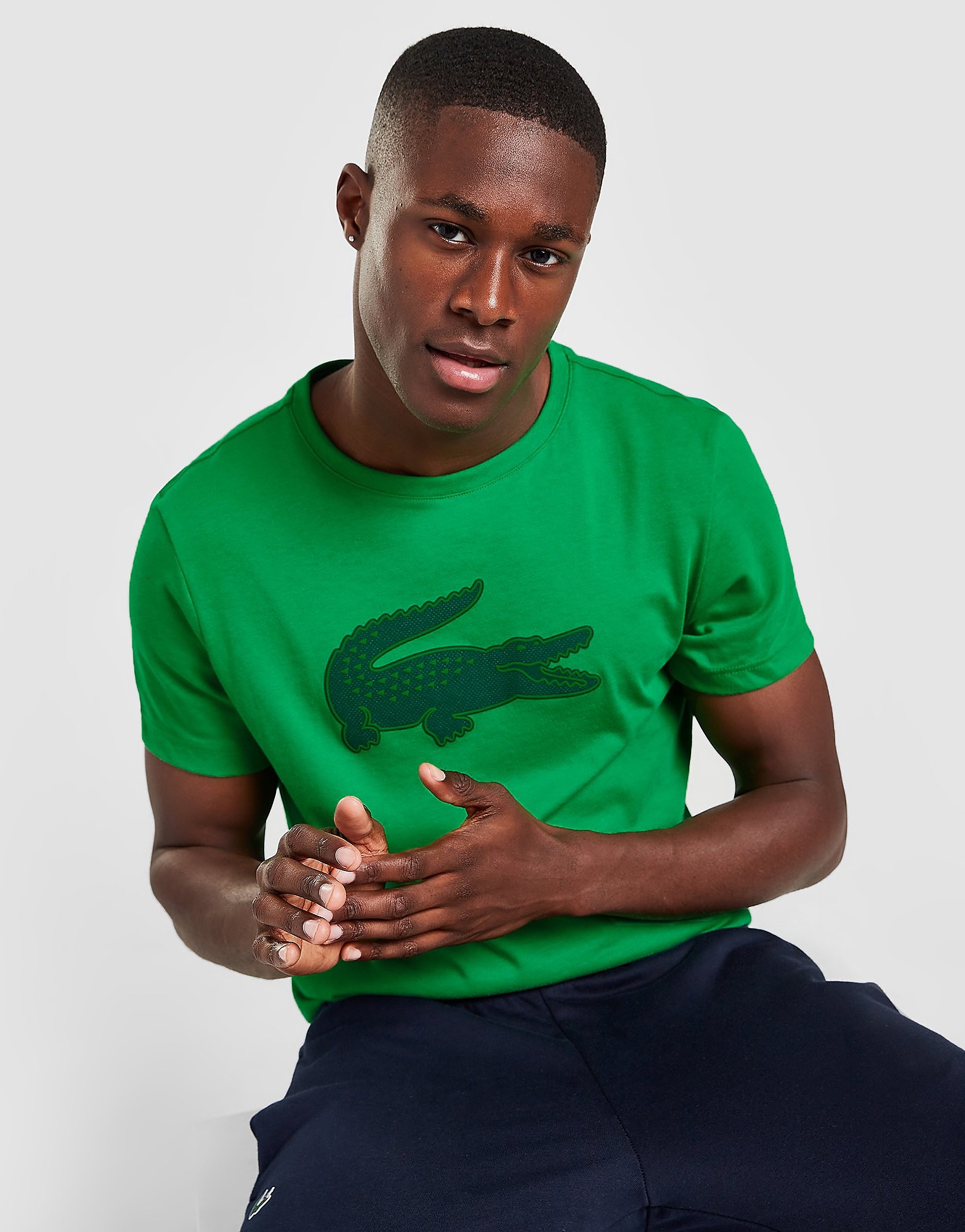 

Lacoste Big Croc T-Shirt - Green - Mens, Green