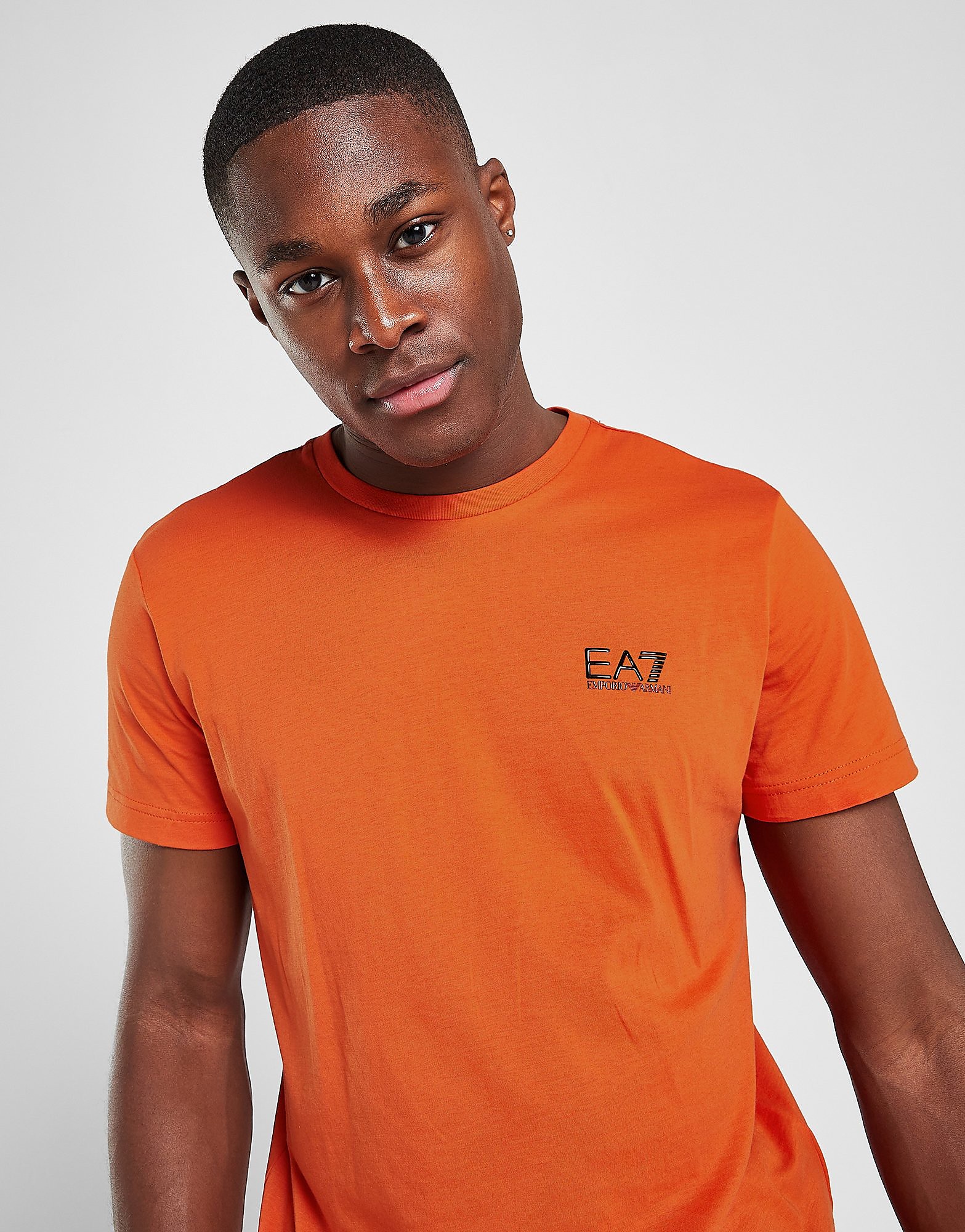 

Emporio Armani EA7 Core Short Sleeve T-Shirt - Orange - Mens, Orange