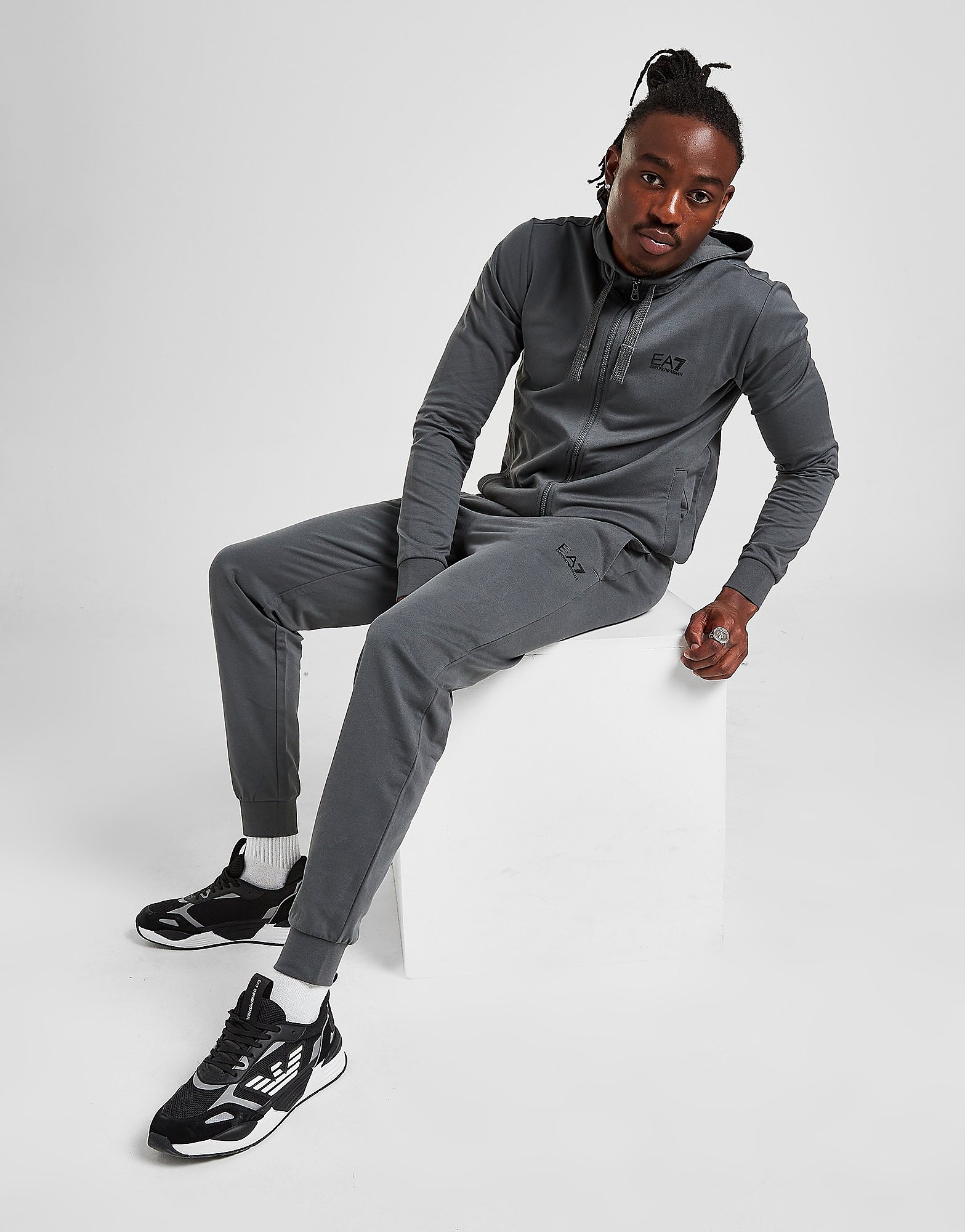 

Emporio Armani EA7 Core Tracksuit - Grey - Mens, Grey