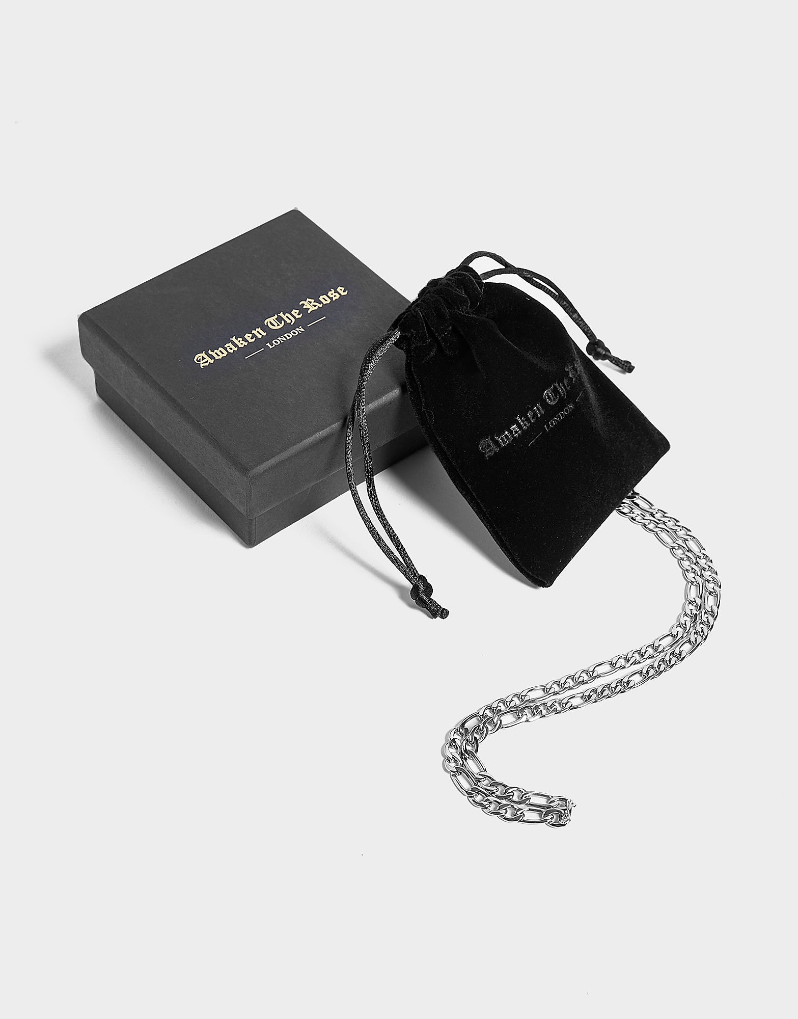 

Awaken The Rose Figaro Chain - Silver - Womens, Silver
