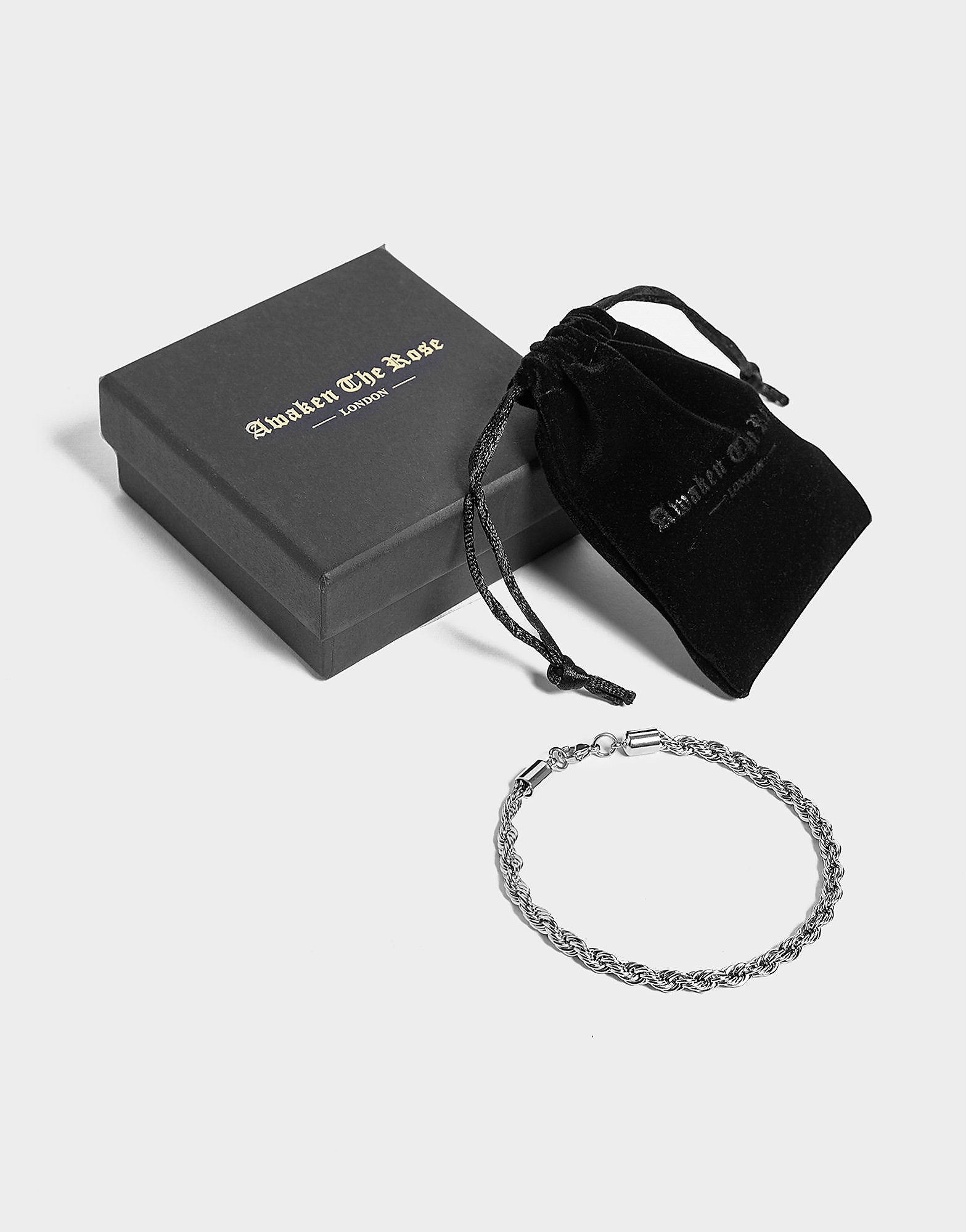 

Awaken The Rose Rope Bracelet - Silver - Womens, Silver