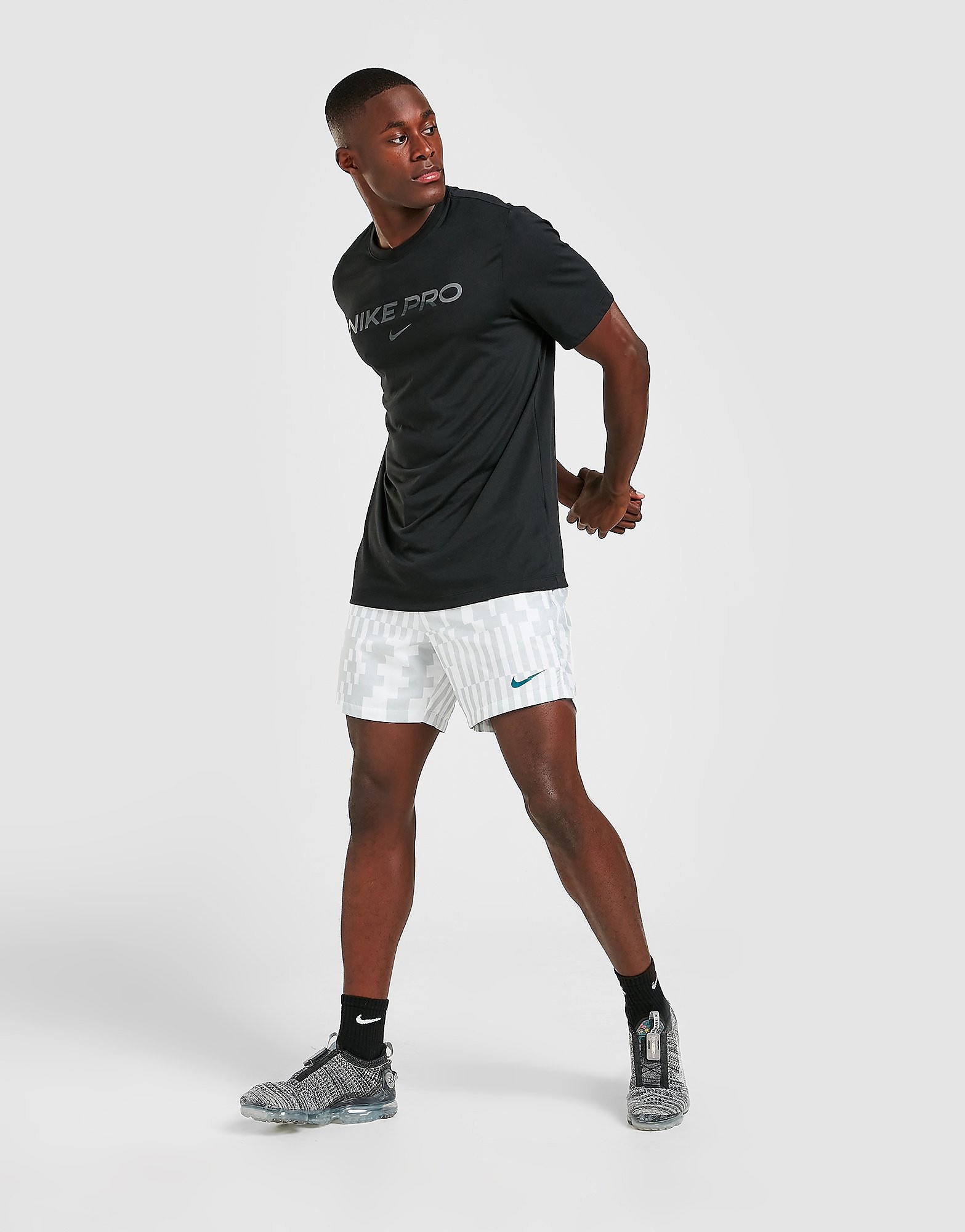 

Nike Zig All Over Print Flow Shorts - White - Mens, White