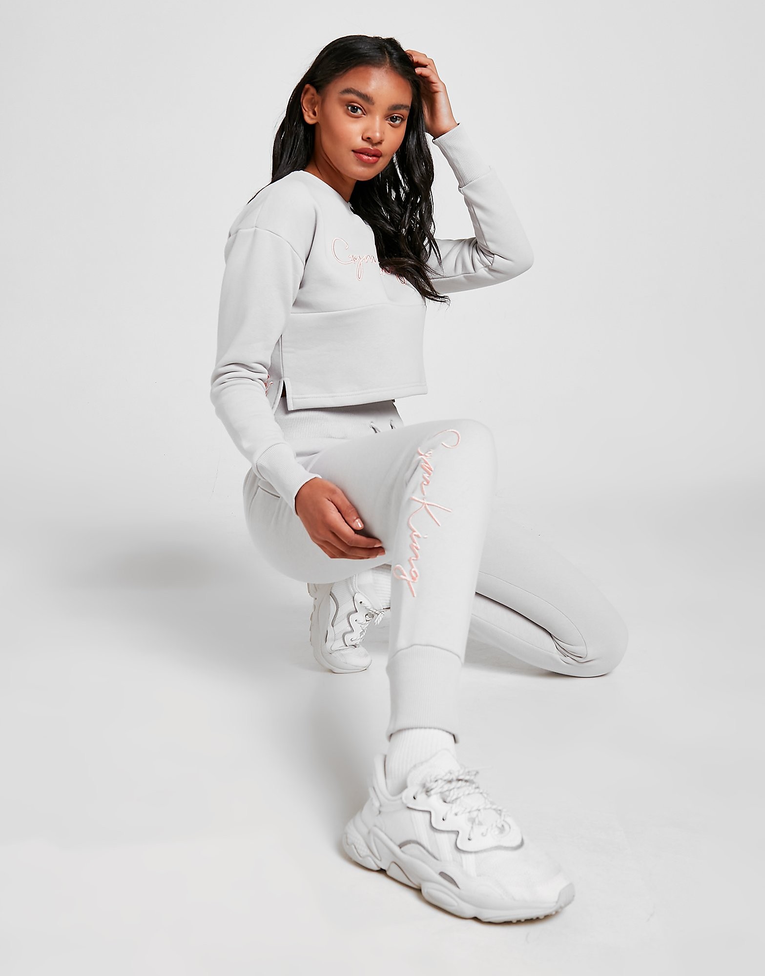 

Gym King Sky Script Joggers - Grey - Womens, Grey