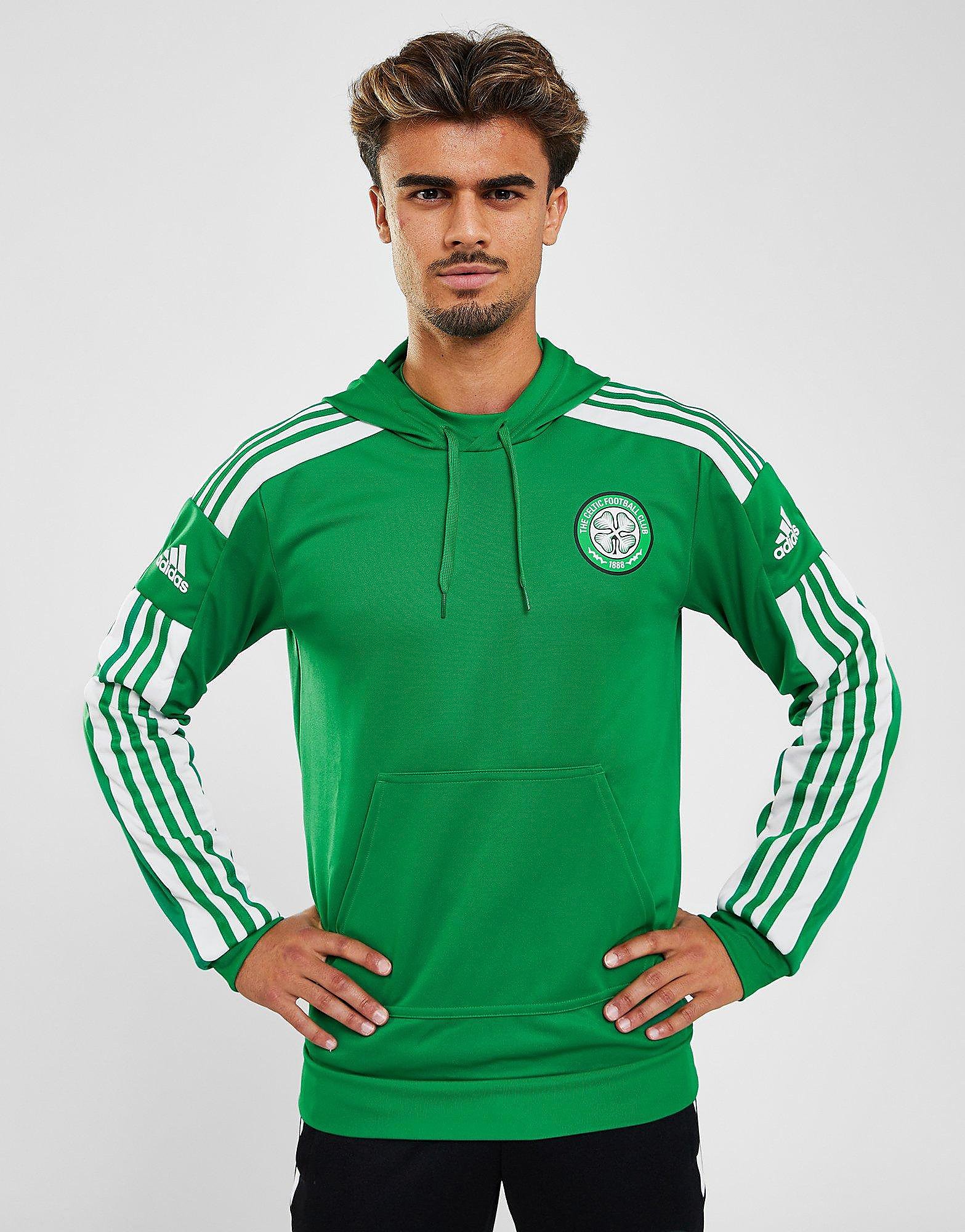 

adidas Celtic FC Squadra Hoodie - Green - Mens, Green