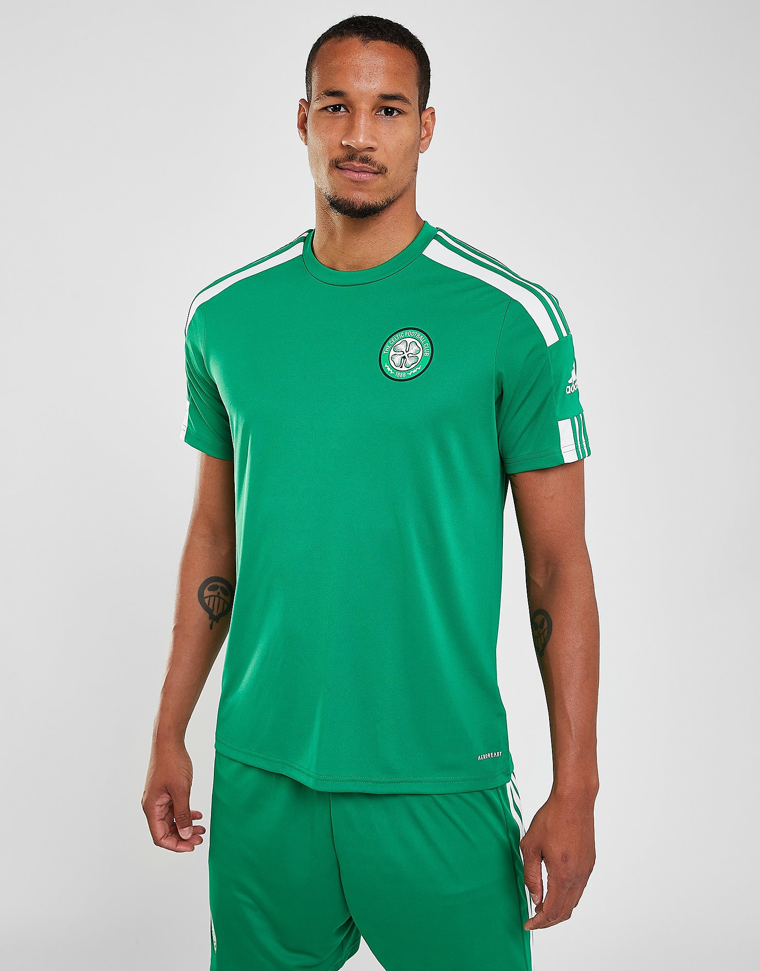 

adidas Celtic FC Squadra Shirt - Green - Mens, Green