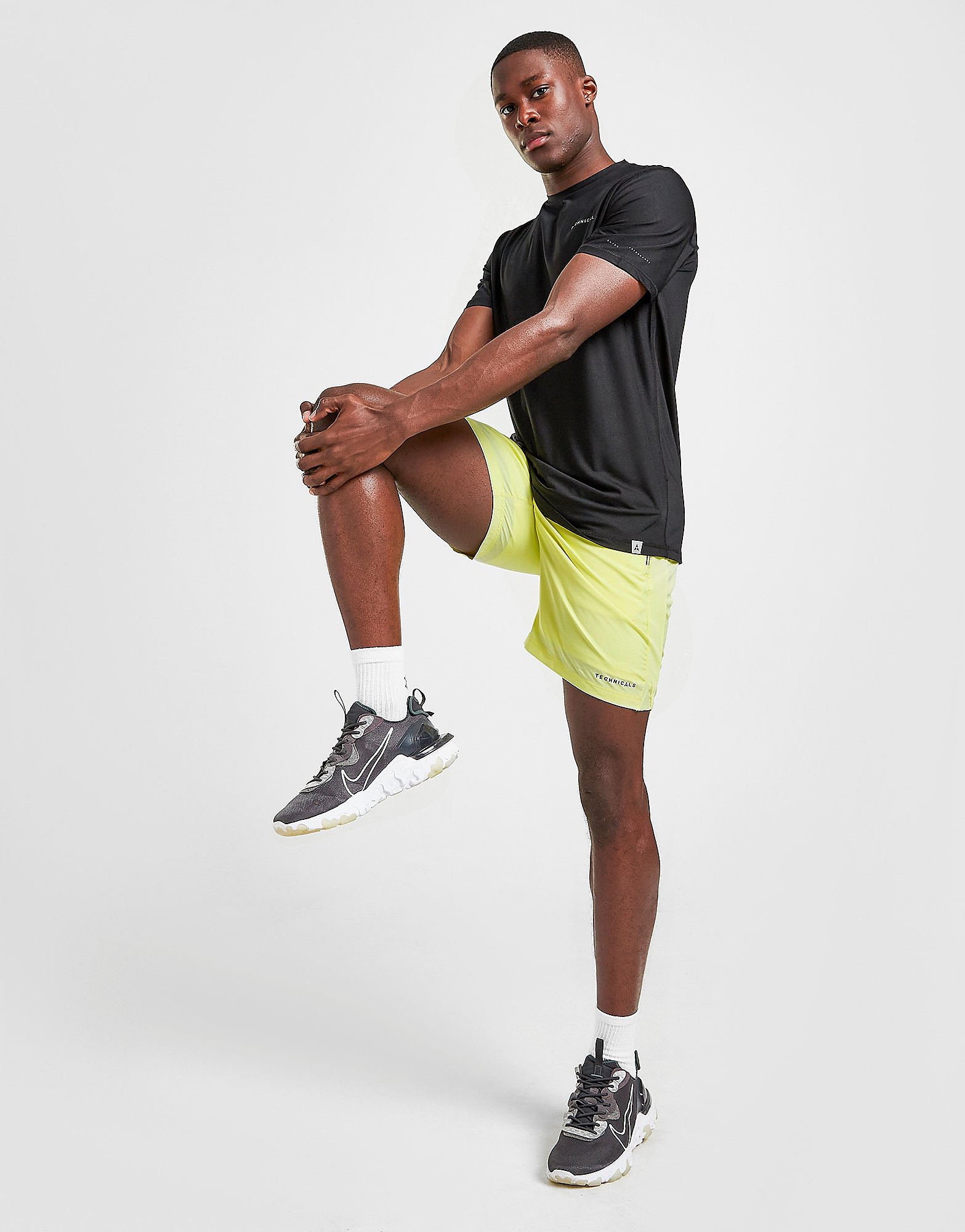 

Technicals Rise Shorts - Only at JD - Yellow - Mens, Yellow