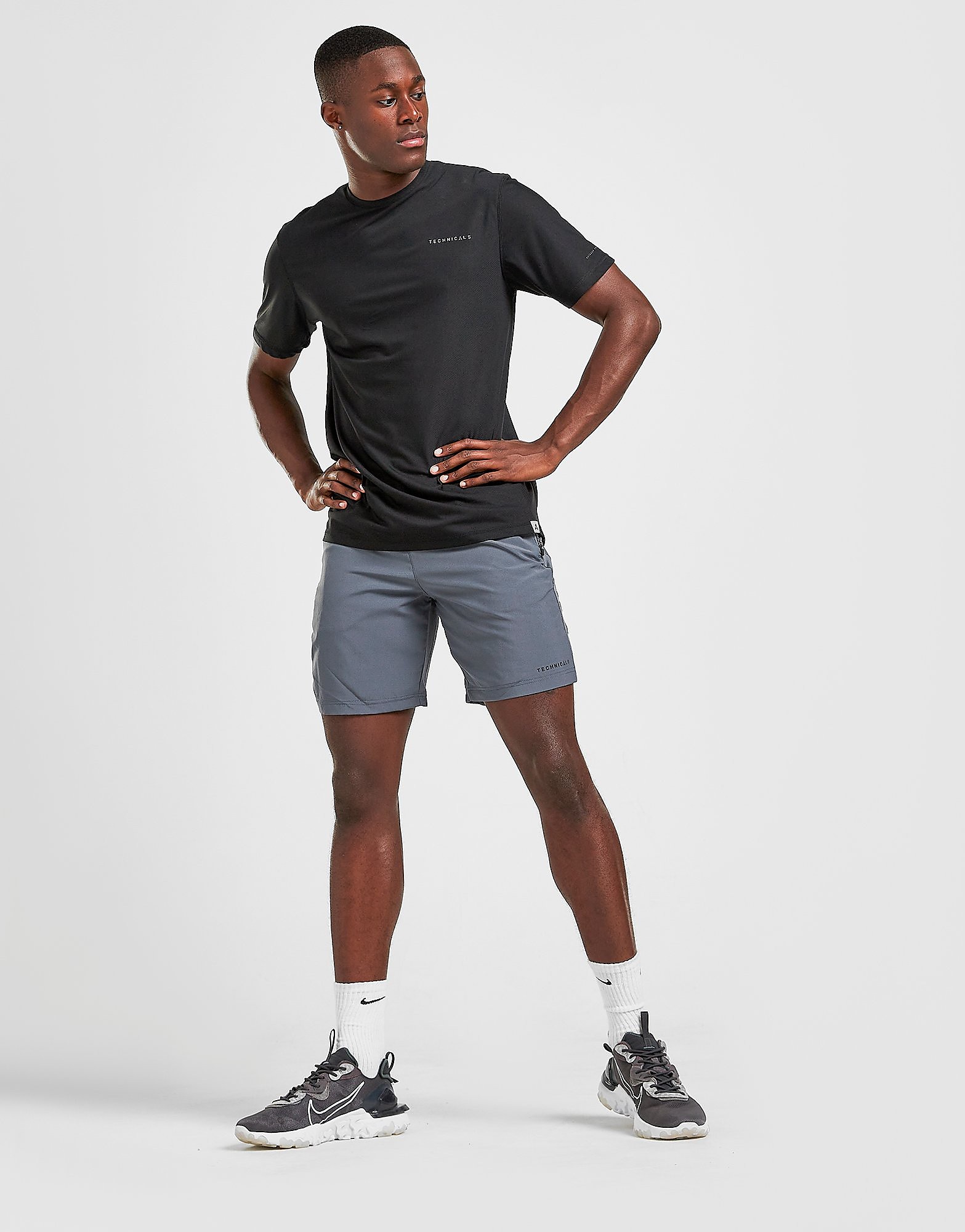 

Technicals Rise Shorts - Grey - Mens, Grey