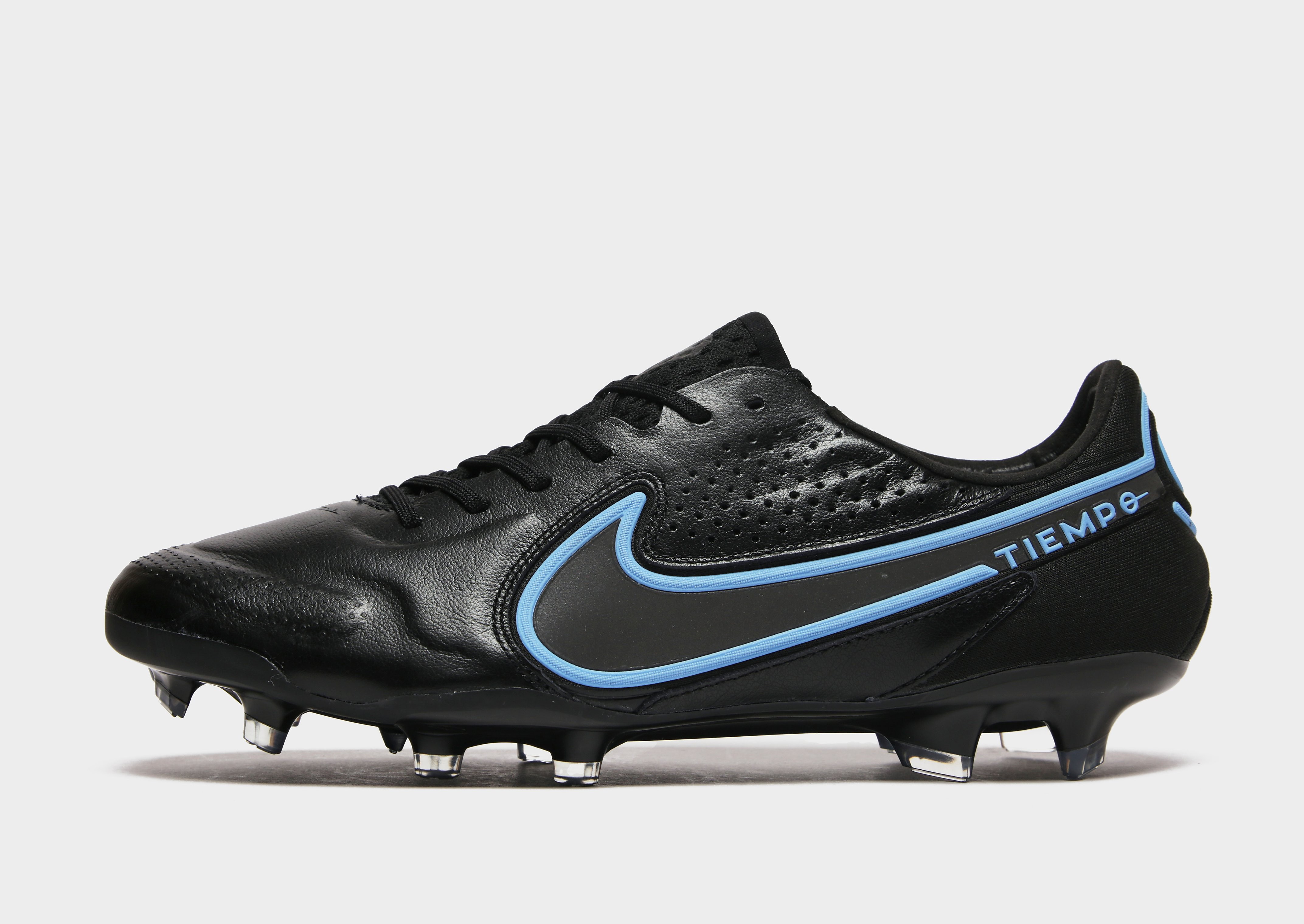 

Nike Black x Prism Tiempo Legend 9 Elite FG - Black/Iron Grey/Black/Blue - Womens, Black/Iron Grey/Black/Blue