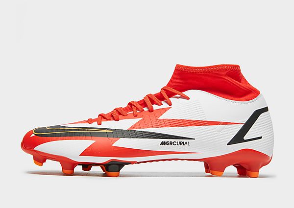 Nike Mercurial Superfly 8 Academy CR7 MG - Chile Red/White/Total Orange/Black, Chile Red/White/Total Orange/Black