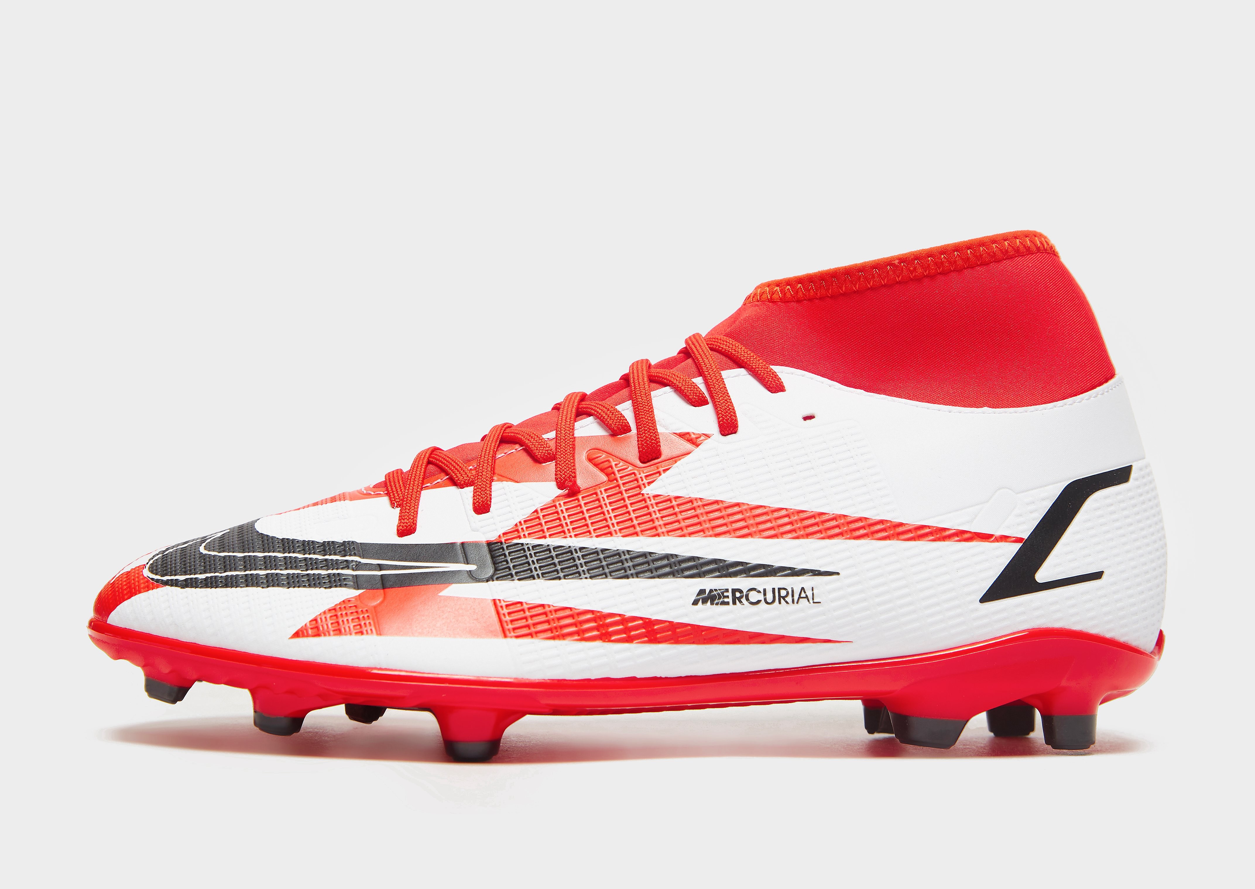 

Nike Mercurial Superfly 8 Club CR7 FG - Chile Red/White/Total Orange/Black - Mens, Chile Red/White/Total Orange/Black