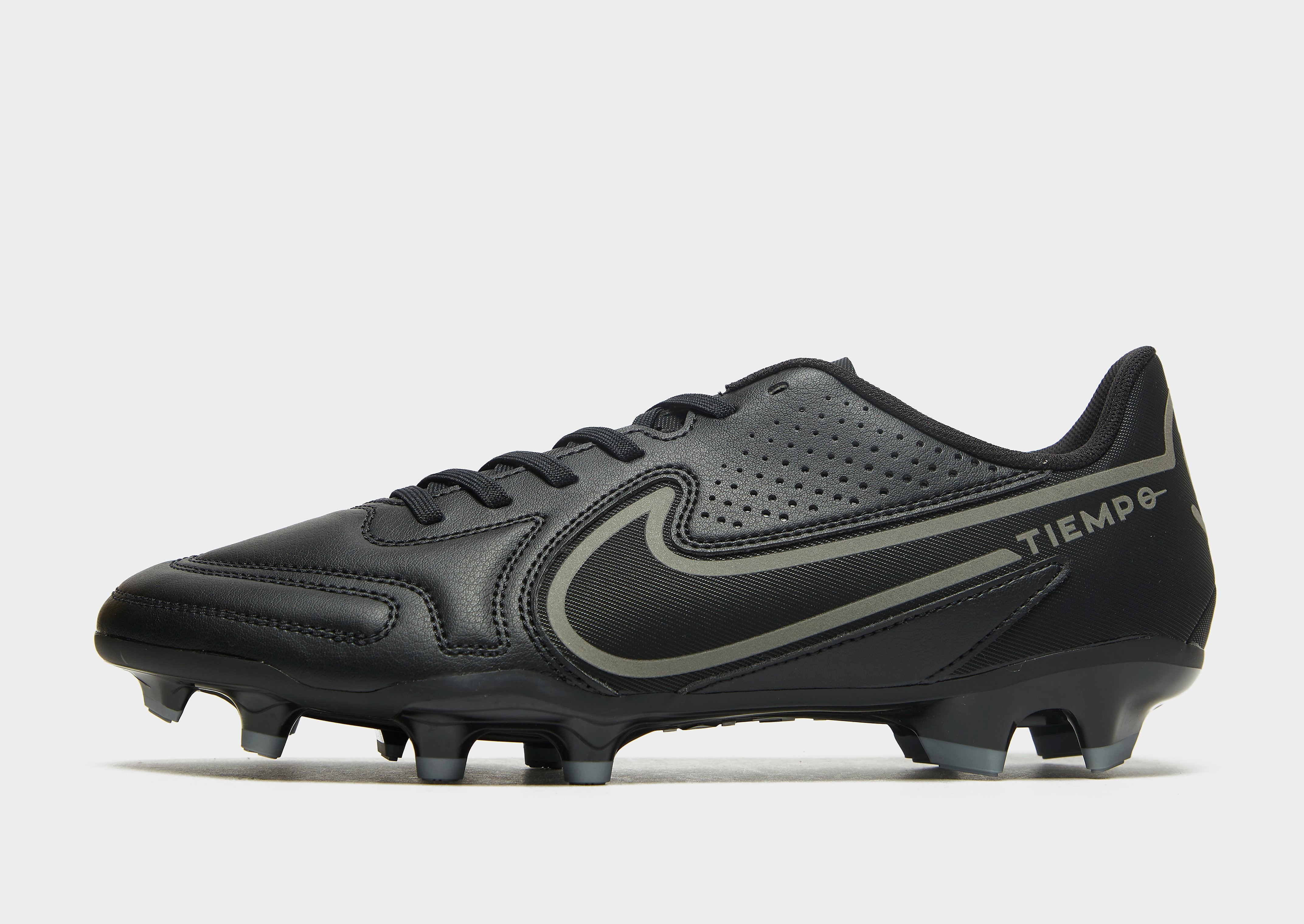

Nike Black x Prism Tiempo Legend Club MG Football Boots - Black/Metallic Bomber Grey/Iron Grey - Mens, Black/Metallic Bomber Grey/Iron Grey