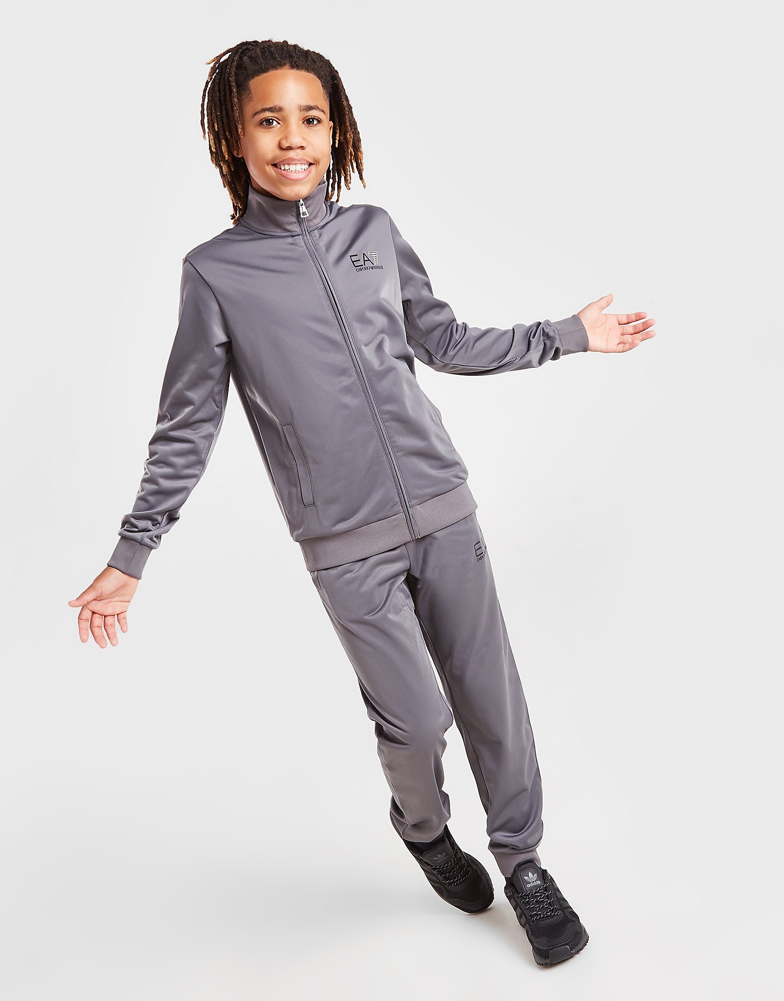 

Emporio Armani EA7 Core Poly Tracksuit Junior - Grey - Kids, Grey