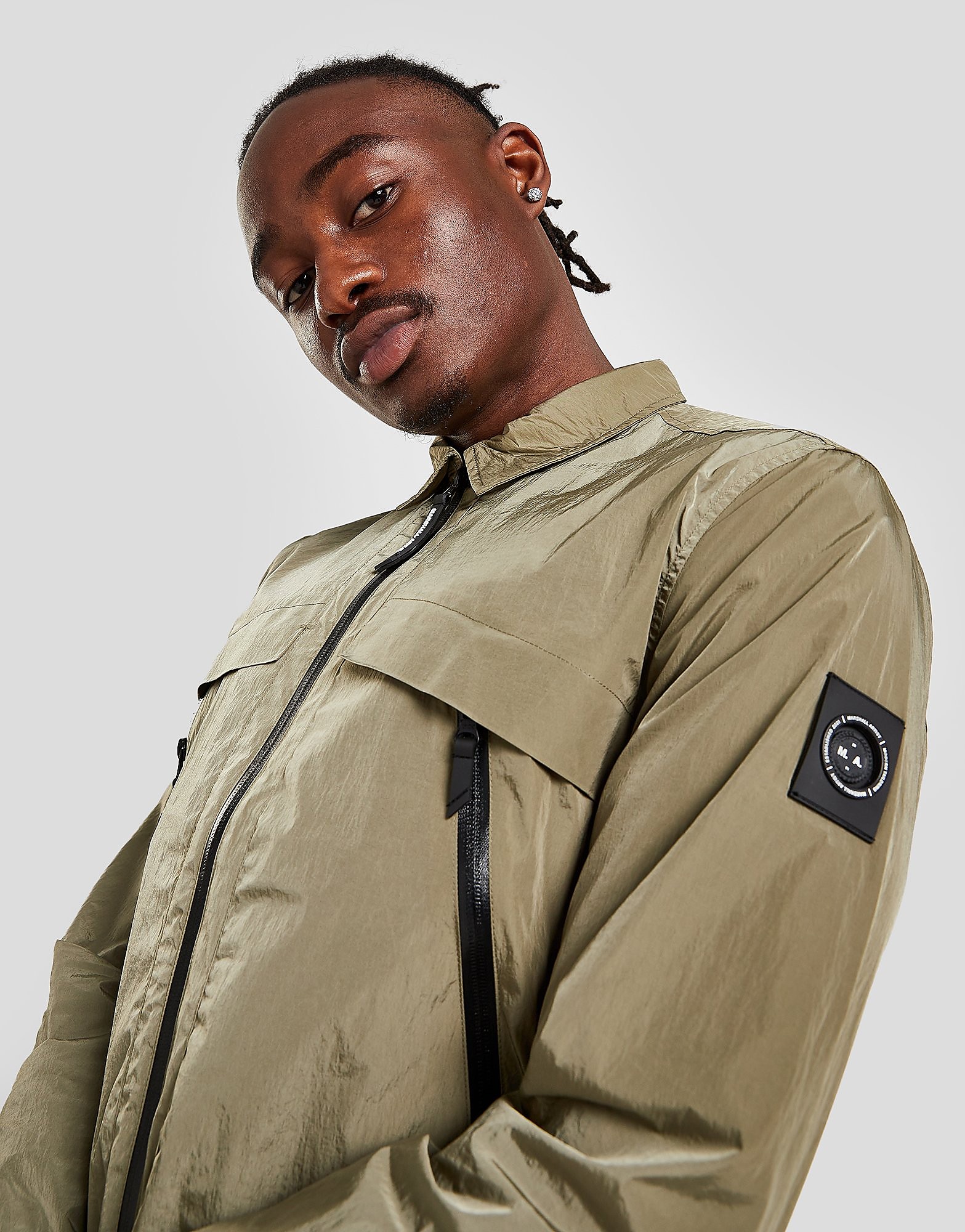 Marshall Artist Molecular Kita Overshirt - Green - Mens, Green